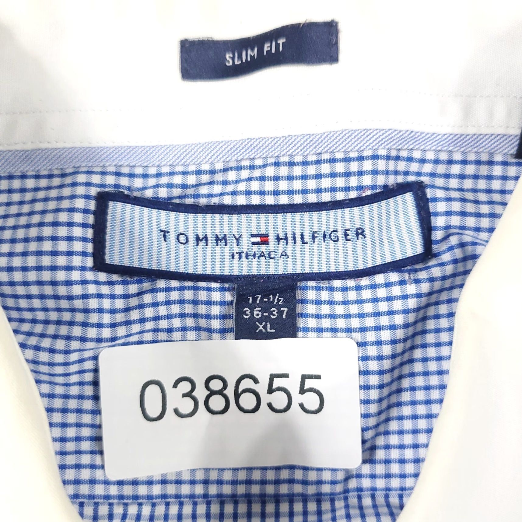 Tommy Hilfiger Tommy Hilfiger Shirt Mens XL Blue Check Button-Up Long Sleeve Casual Size US XL / EU 56 / 4 - 7 Thumbnail