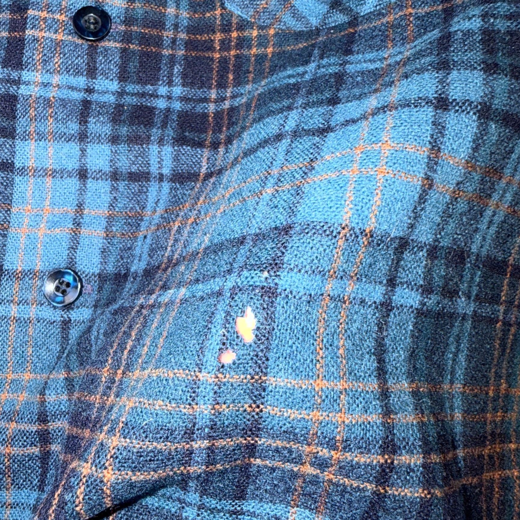 Pendleton VINTAGE Pendleton Board Shirt Mens S 1960s Plaid Wool Long Sleeve Button-Down Collared USA Crest Pattern Blue - Mens Shirt Vintage Workwear Size US S / EU 44-46 / 1 - 4 Thumbnail