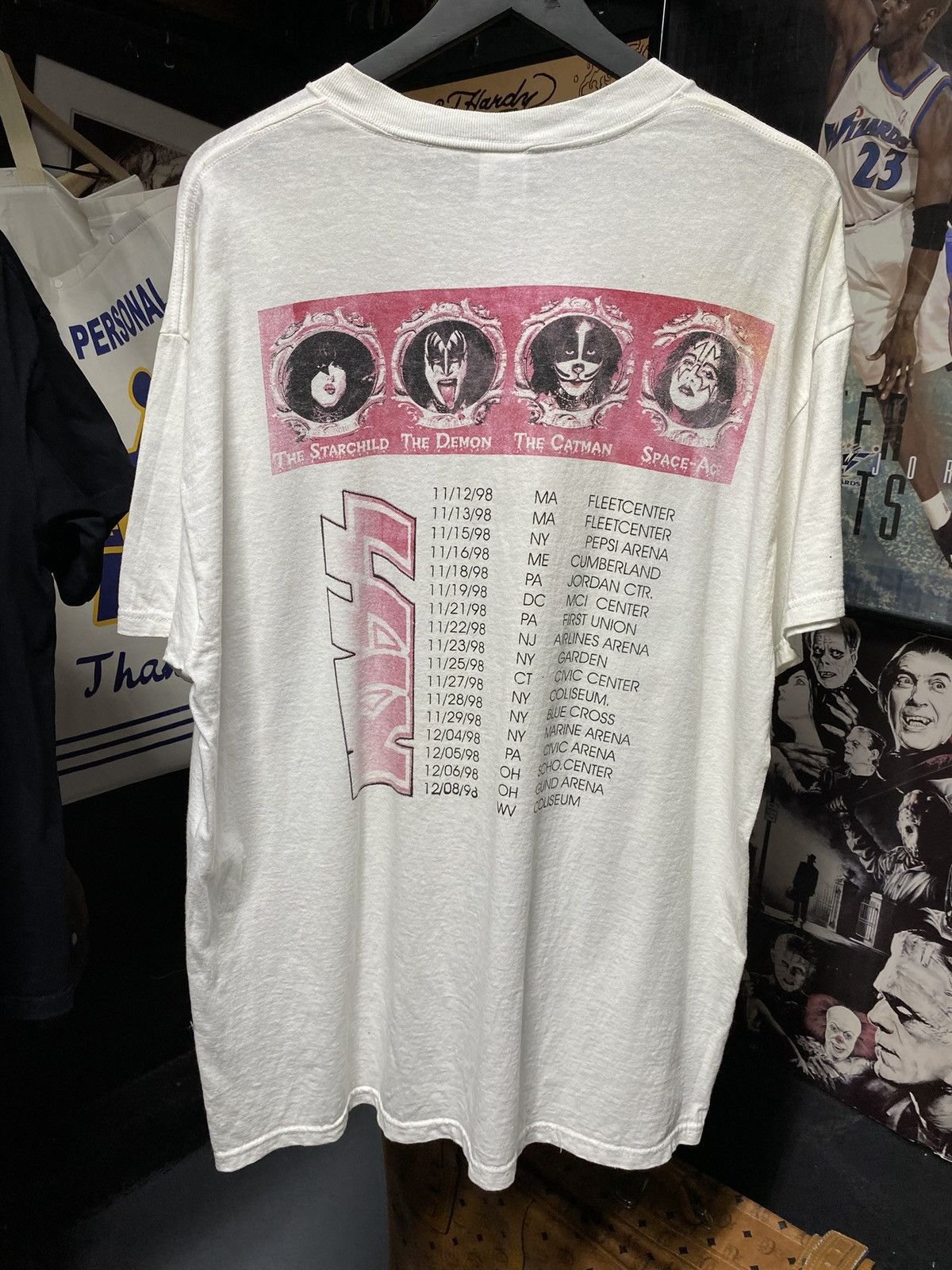 Vintage Vintage 90’s Kiss Band T-Shirt Vtg Tour Tee XLarge Size US XL / EU 56 / 4 - 2 Thumbnail