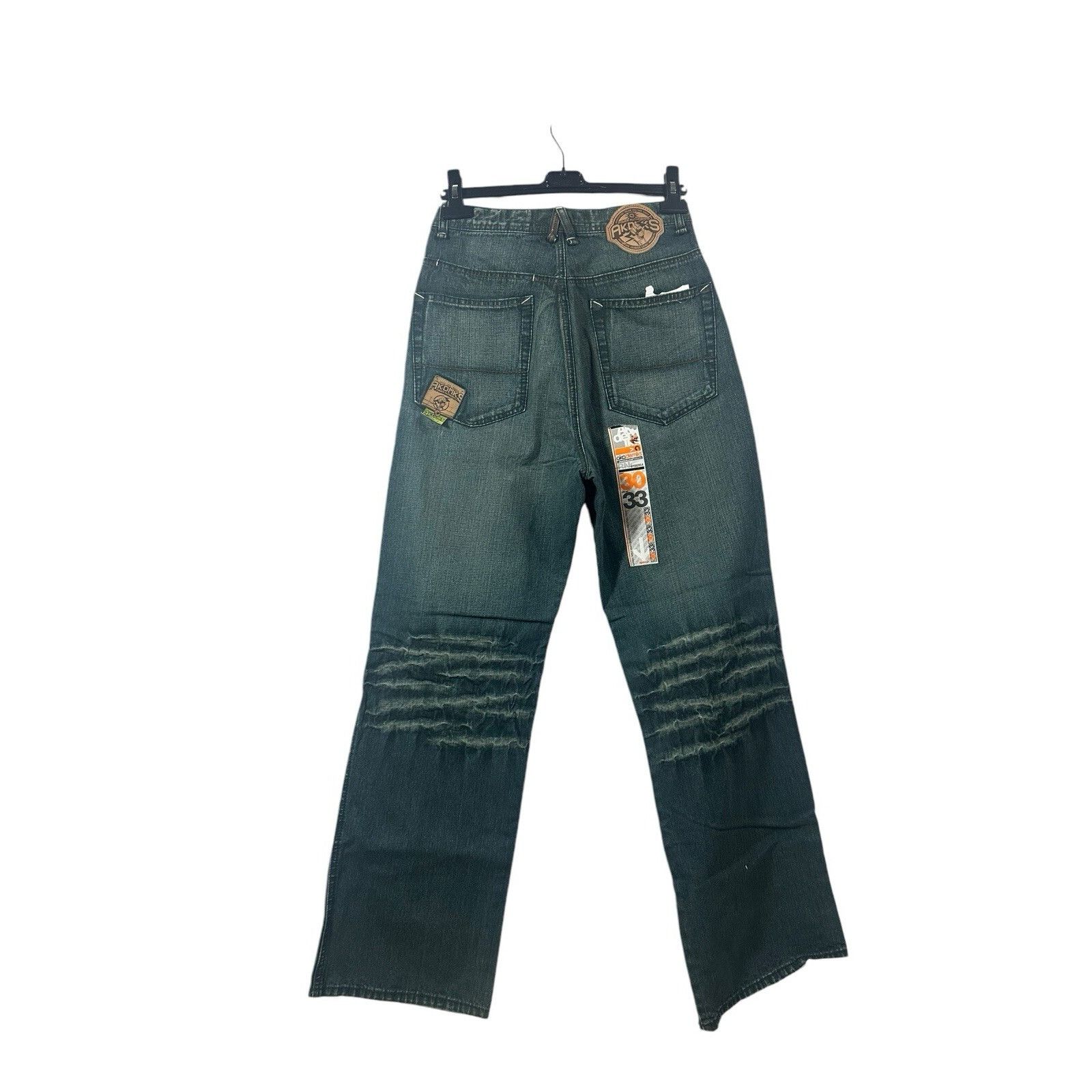 Akademiks Vintage Akademiks Jeans Mens Size 30-33 Denim Baggy Wide Leg Size US 30 / EU 46 - 4 Thumbnail