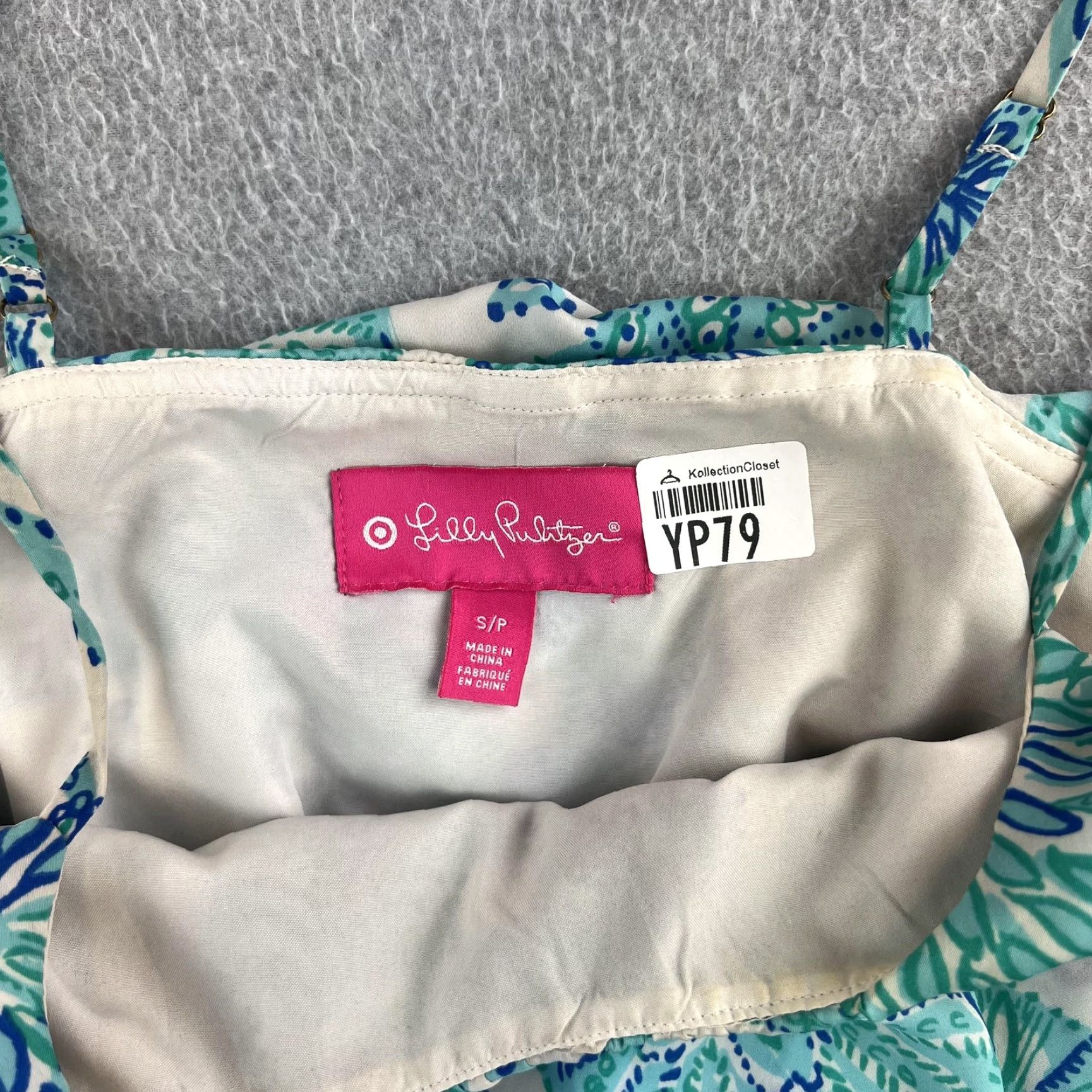 Lilly Pulitzer Lilly Pulitzer Dress Womens Small Blue Sand Dollar Cold Shoulder Sundress Size S / US 4 / IT 40 - 2 Thumbnail