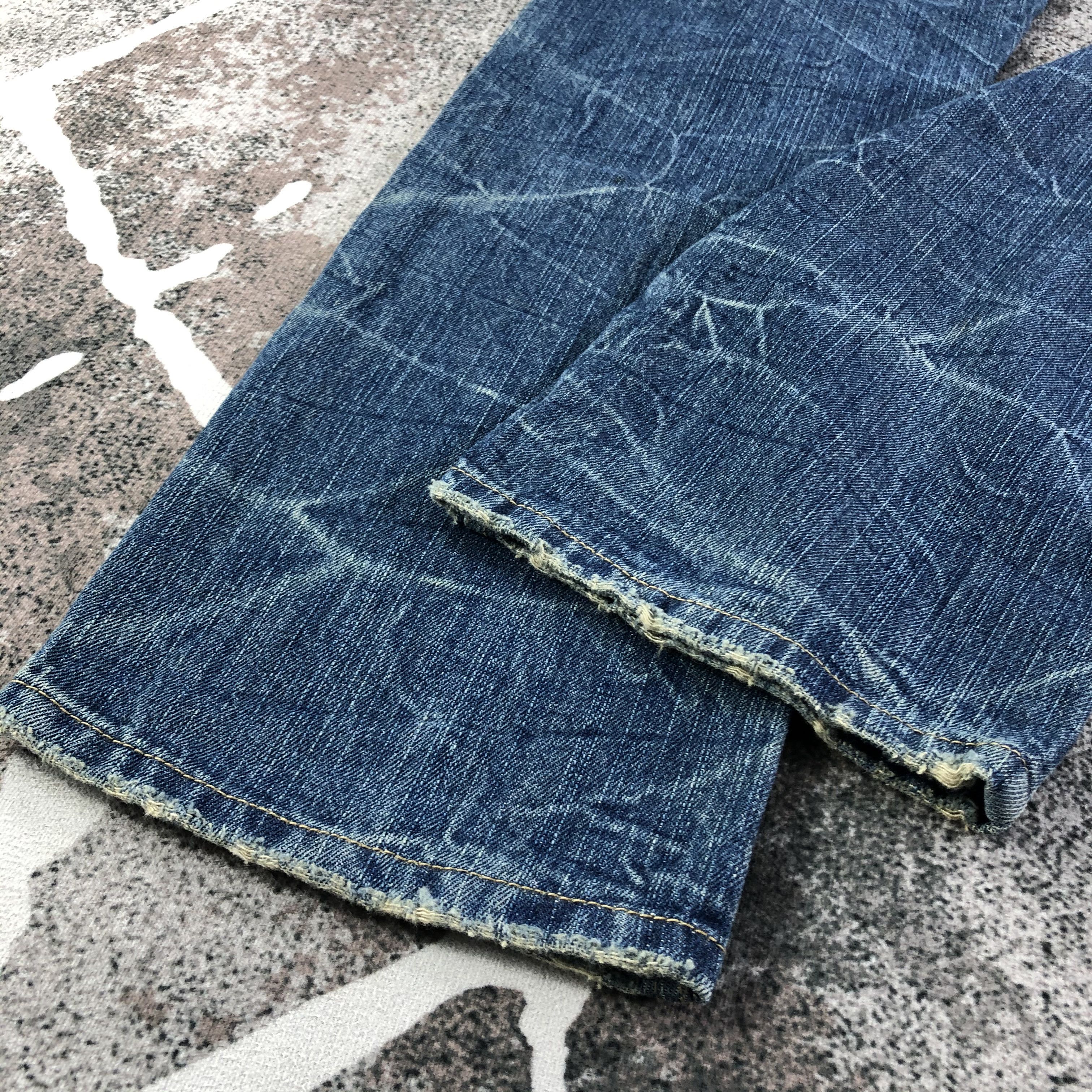 Japanese Brand Playchess Skull Denim Double Waist Denim KJ1669 Size US 32 / EU 48 - 5 Thumbnail