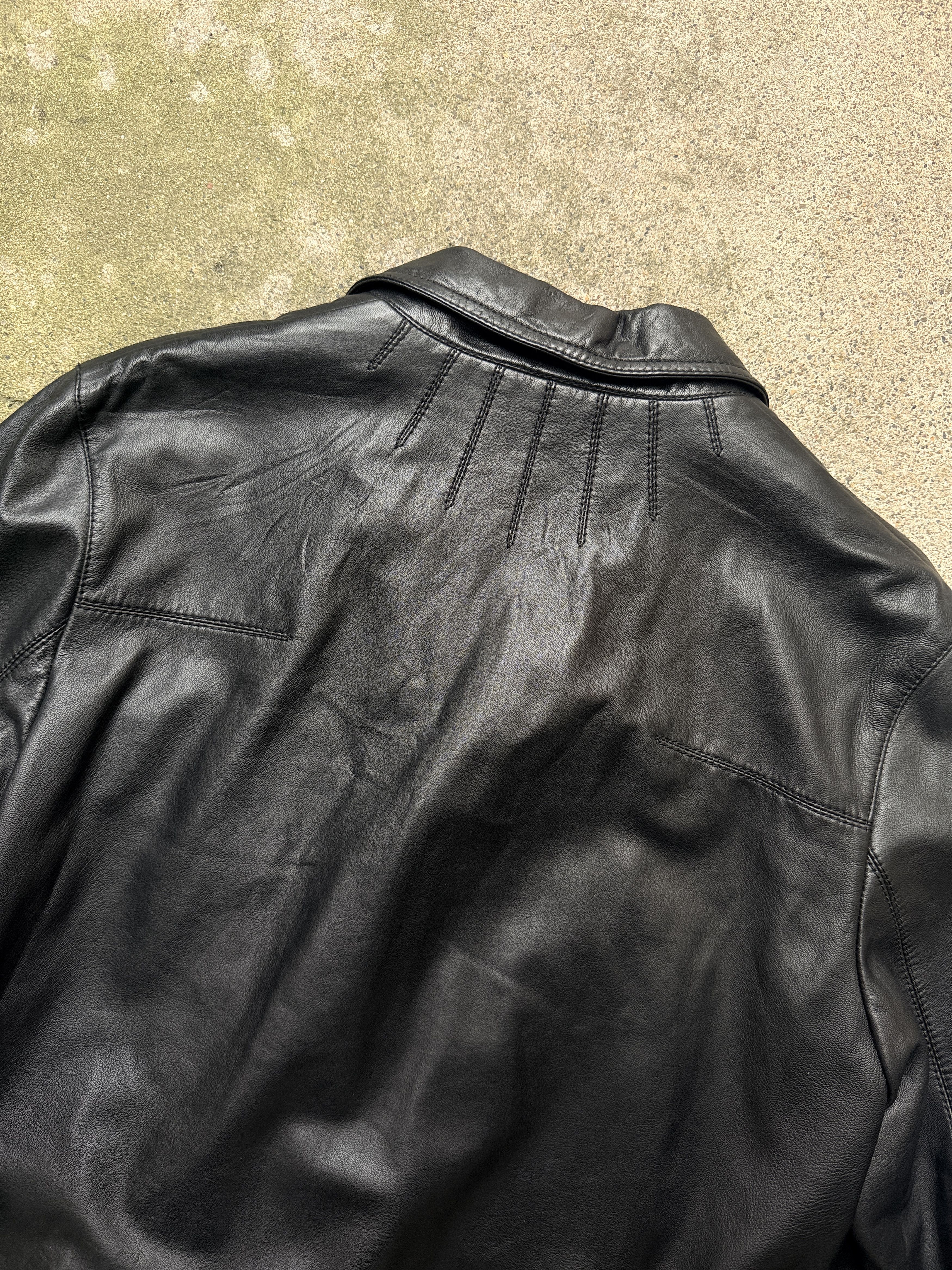 Dior dior homme black leather jacket ss08 spring summe 2008 48 Size US M / EU 48-50 / 2 - 7 Thumbnail