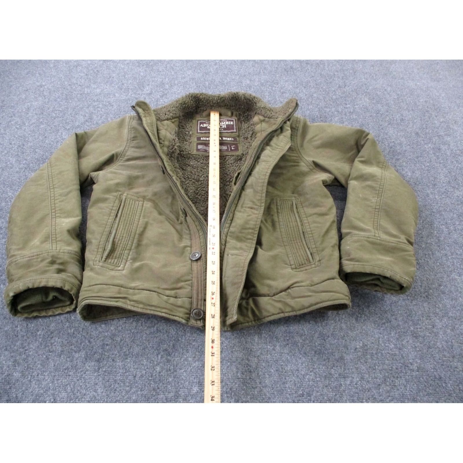 Abercrombie & Fitch Abercrombie Fitch Jacket Mens L Adirondack Coat Wool Sherpa Lined Heavy Outdoors Size US L / EU 52-54 / 3 - 3 Thumbnail