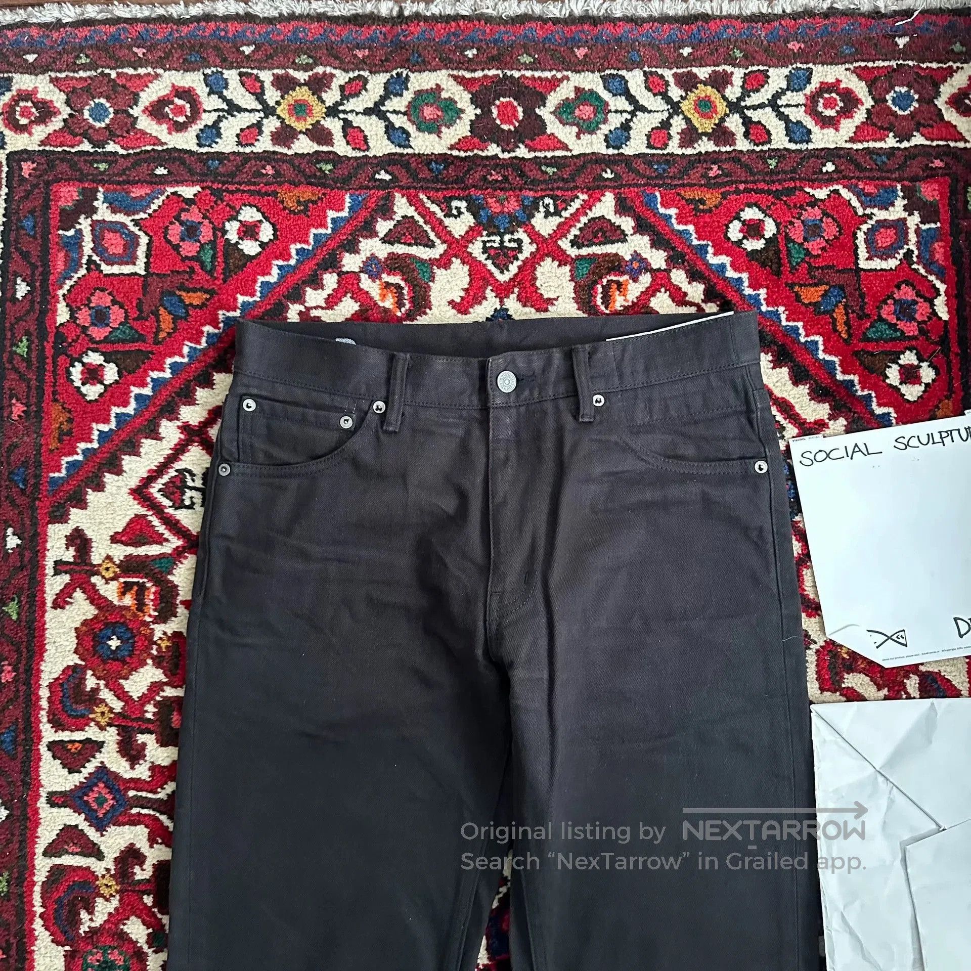 Visvim visvim black denim pants W32 L30. Size US 32 / EU 48 - 3 Thumbnail