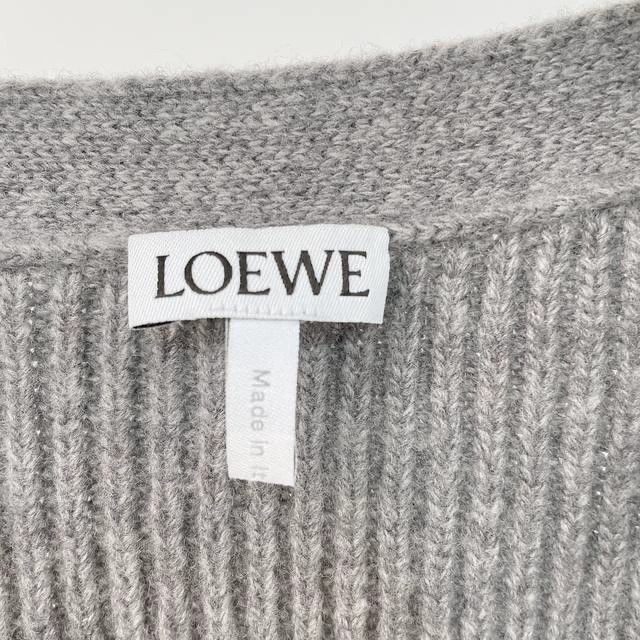 Loewe loewe Gray knitted top 2506-Nextarrow Size US M / EU 48-50 / 2 - 6 Thumbnail
