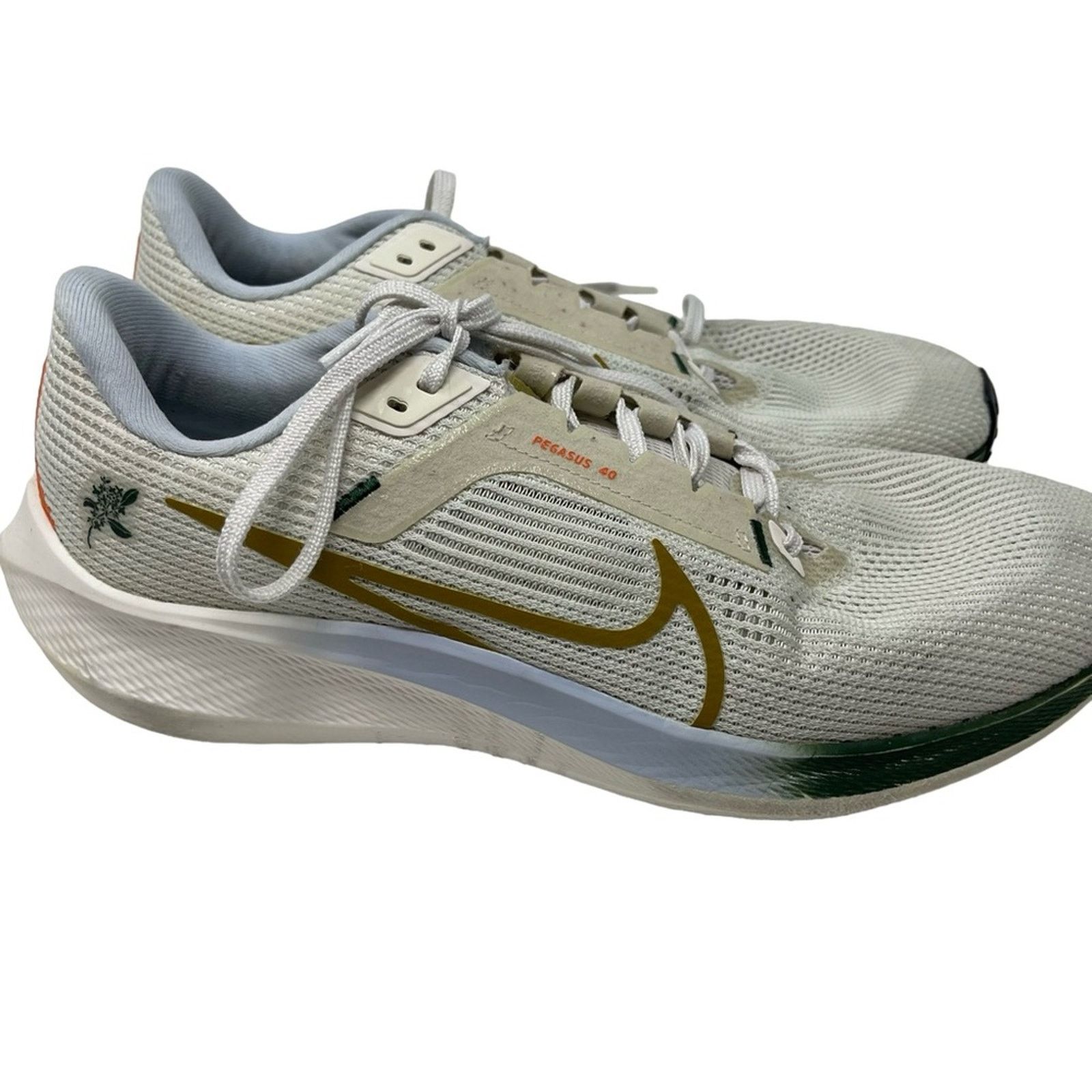 Nike Nike Air Zoom Pegasus 40 Sea Glass Bright Mandarin Men Size US 10 / EU 43 - 1 Thumbnail