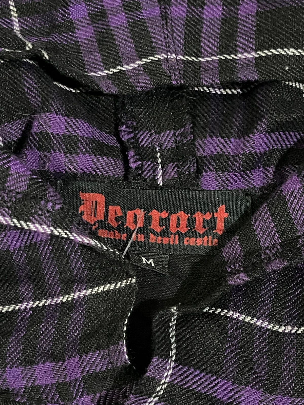Japanese Brand Deorart Studded Plaid Made In Devil Castle Long Hoodie Size US M / EU 48-50 / 2 - 7 Thumbnail