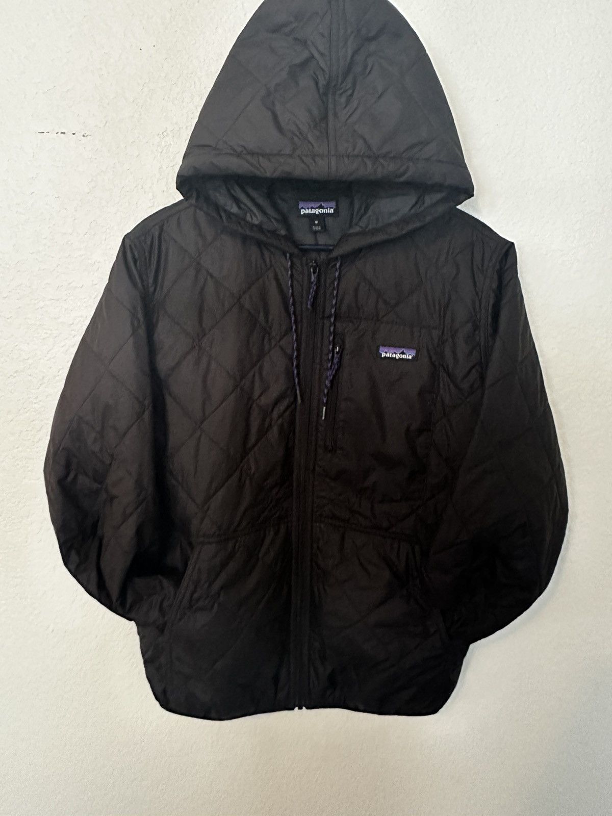 Patagonia Diamond Quilted Bomber Hoody Size US M / EU 48-50 / 2 - 1 Thumbnail
