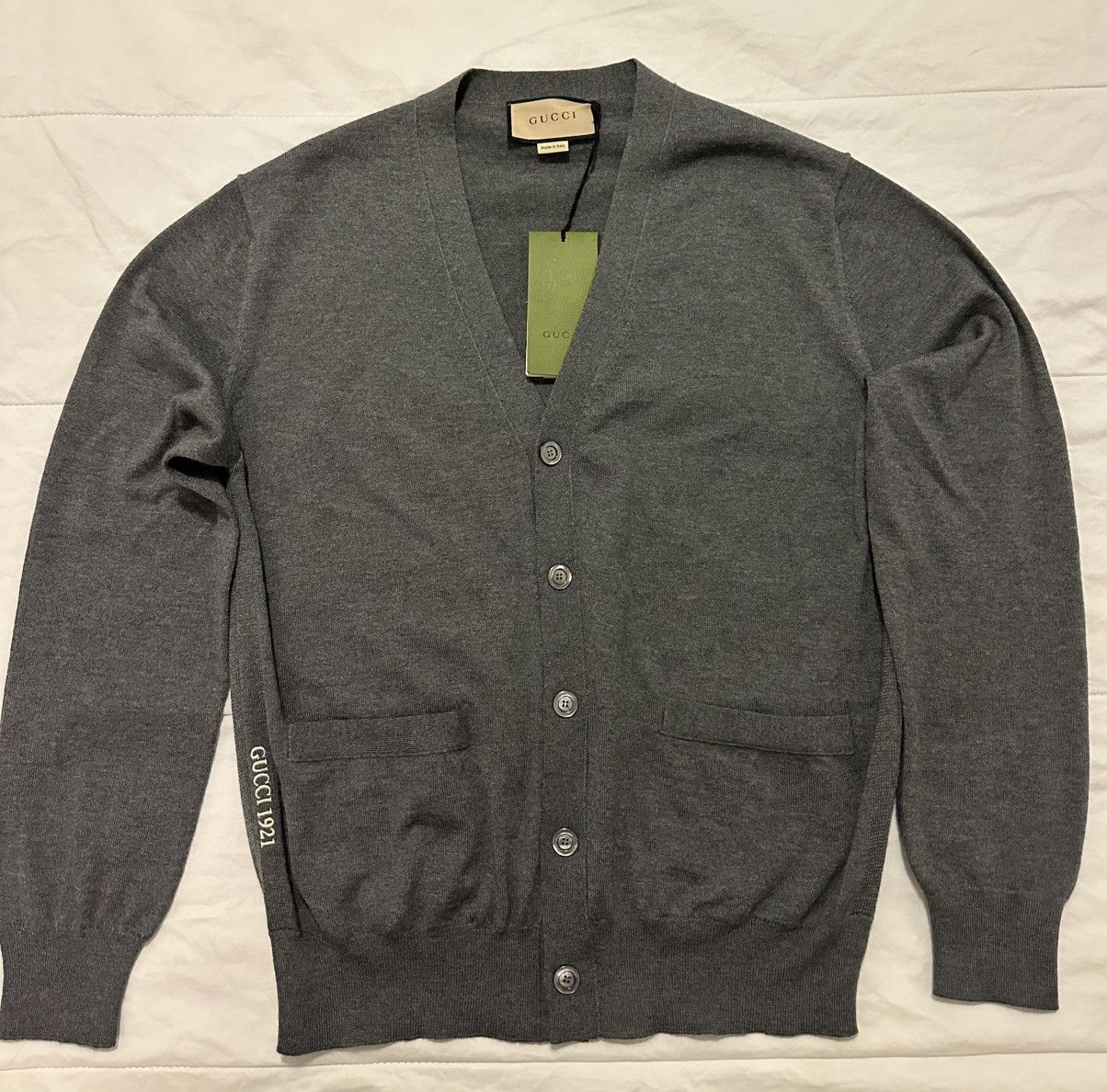 Gucci Brand new Gucci fine wool cardigan Size US XL / EU 56 / 4 - 1 Thumbnail