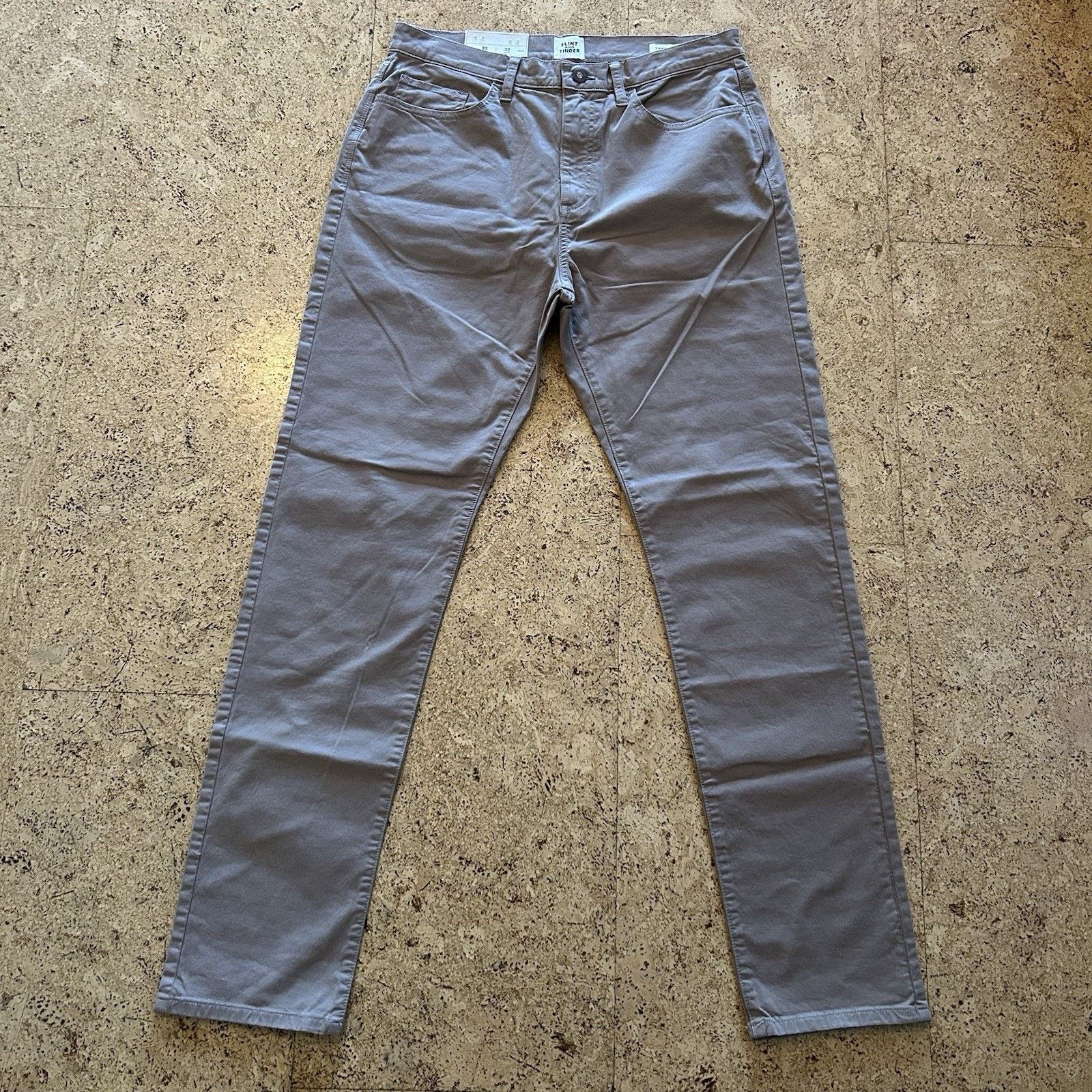 Flint And Tinder NEW Huckberry 365 Tapered Fit Stretch Chino Pants 33x32 Size US 33 - 1 Thumbnail