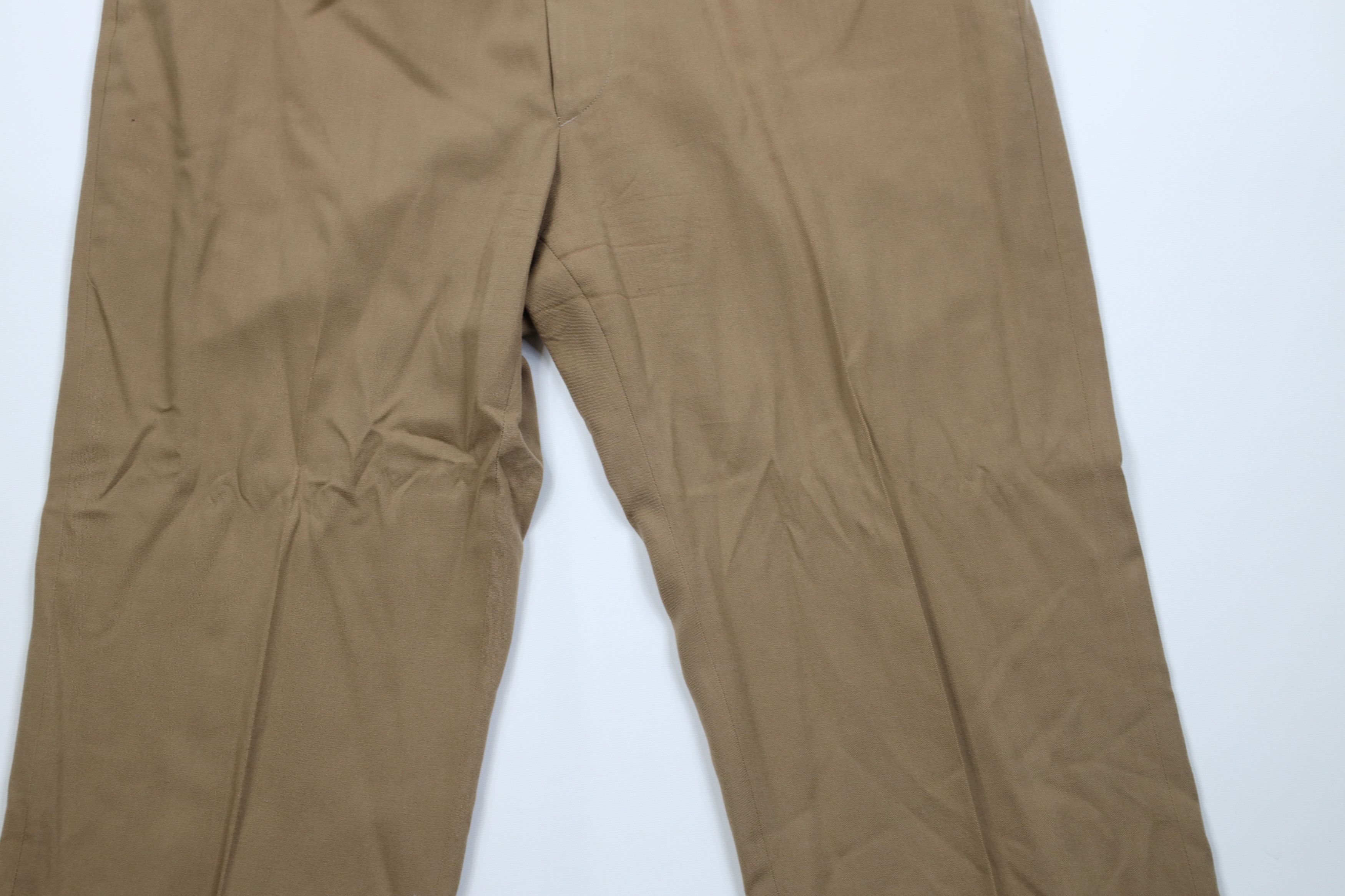 Pendleton Vintage 70s Pendleton Knit Wide Leg Chino Pants Brown USA Size US 42 / EU 58 - 3 Thumbnail