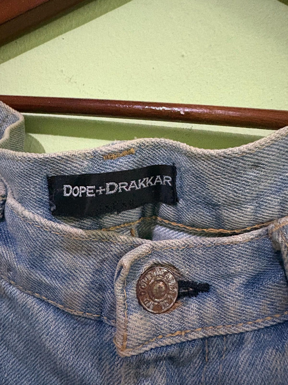 Other Dope Drakkar Distressed Denim pant Size US 33 - 14 Thumbnail