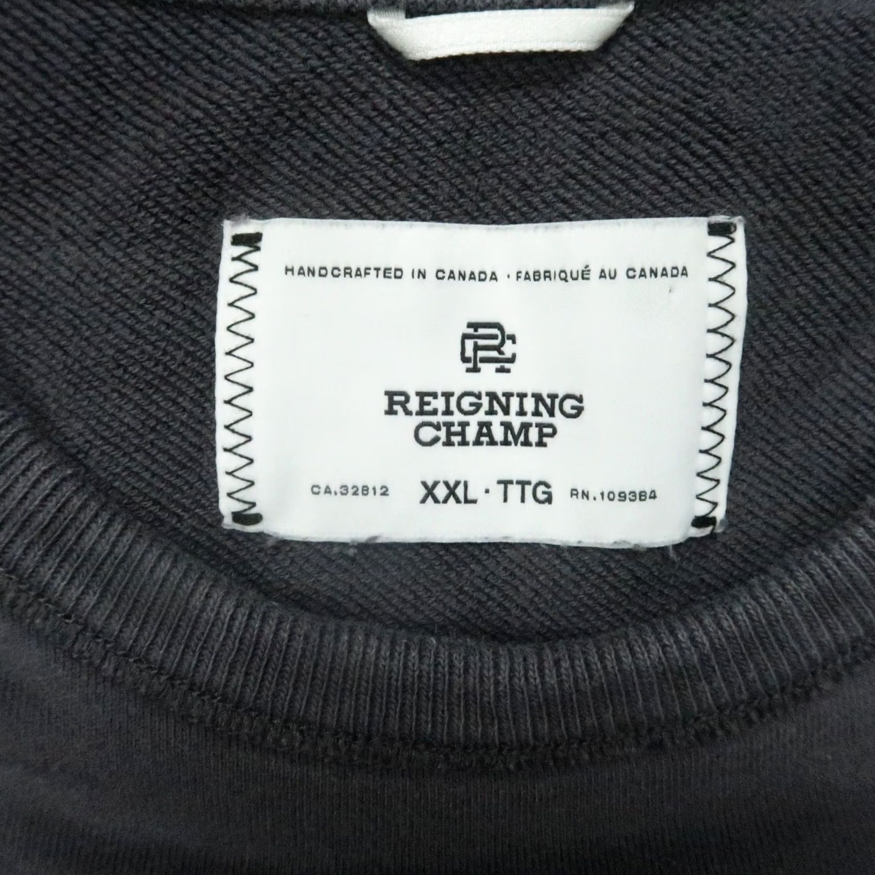 Reigning Champ Reigning Champ Pullover Mens XXL Gray Midweight Terry Sweatshirt Crew Neck Size US XXL / EU 58 / 5 - 3 Thumbnail