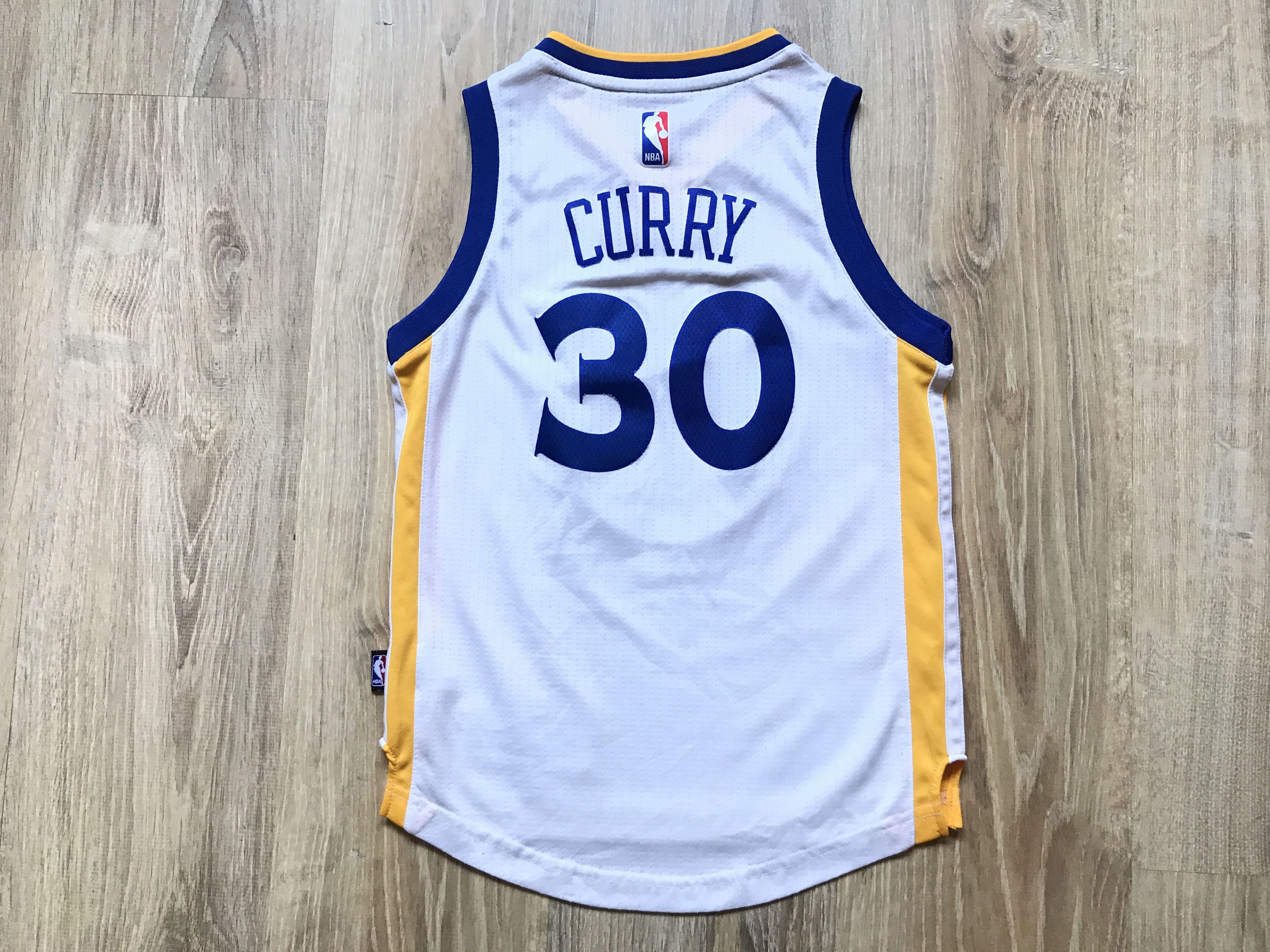 Adidas × NBA × Vintage NBA Golden State Warriors Stephen Curry #30 Kids Jersey Size US XXS / EU 40 - 3 Thumbnail