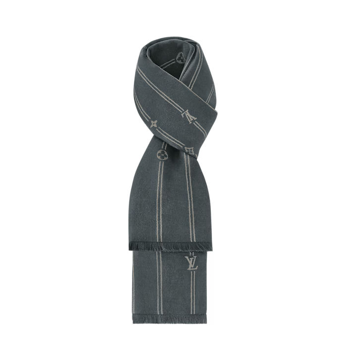 Louis Vuitton Monogram Stripes Scarf Size ONE SIZE - 2 Thumbnail