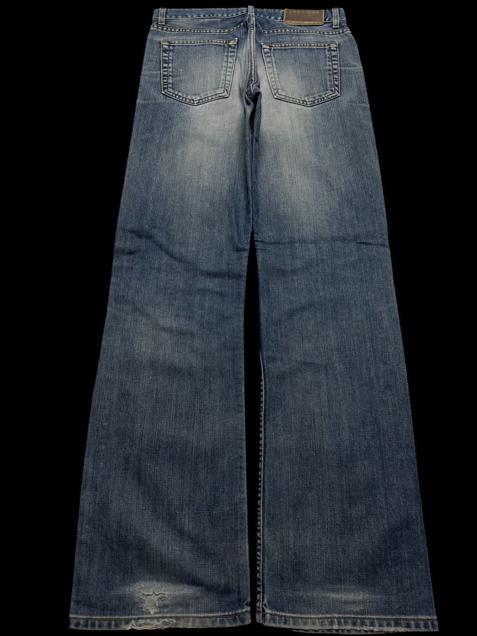H&M 💥Grunge💥Vintage H&M Logg Mudwash Insane Distressed Denim Size US 31 - 2 Thumbnail