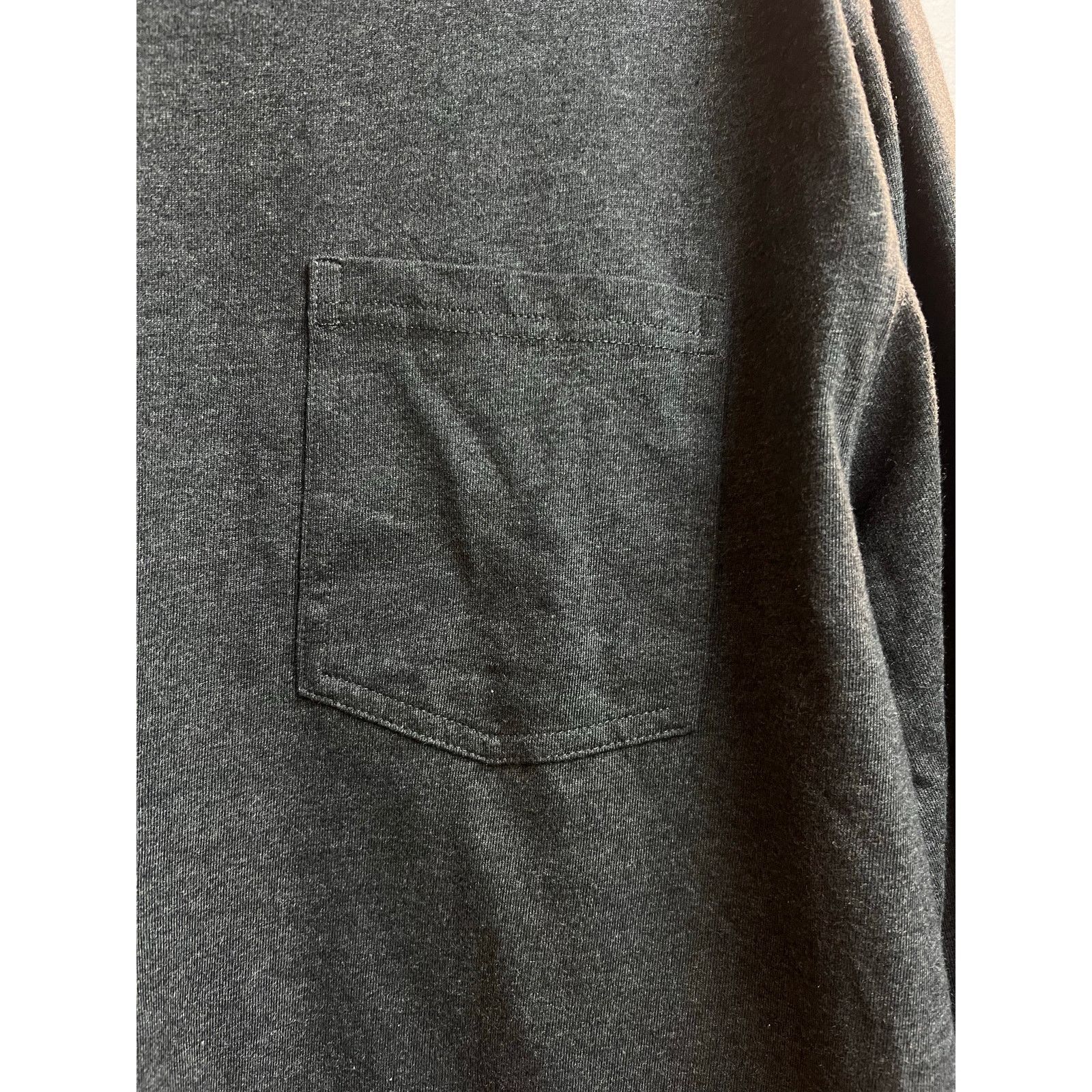 Woolrich Woolen Mills Woolrich Men's Long Sleeve Pocket T-Shirt Gray Medium Size US M / EU 48-50 / 2 - 3 Thumbnail