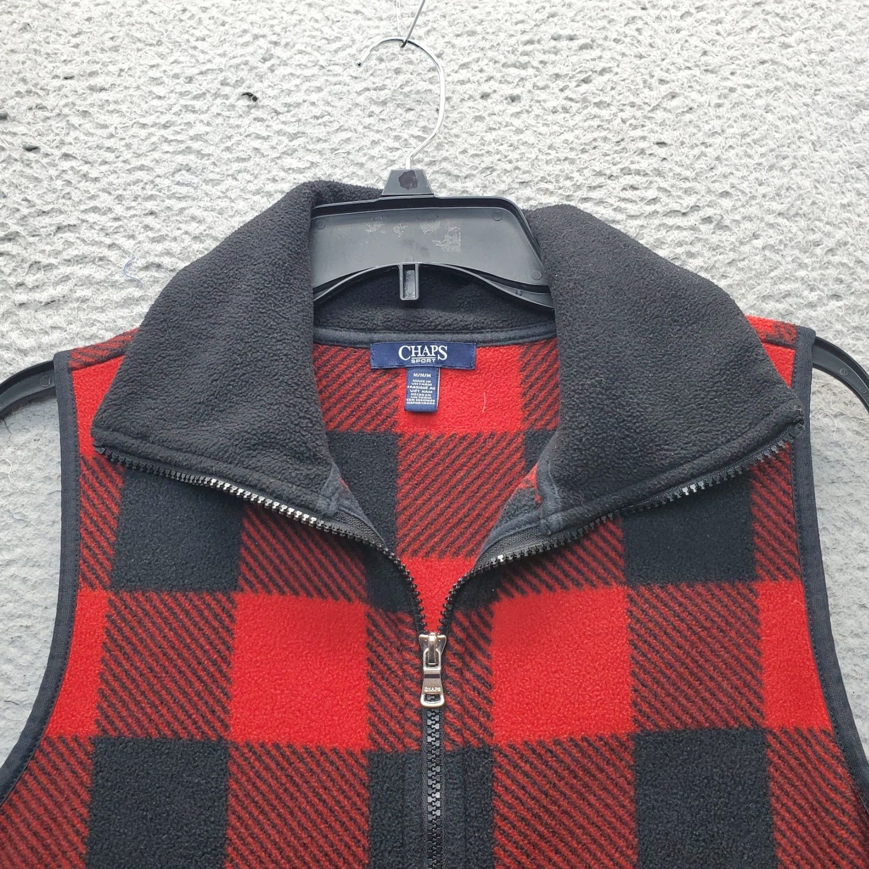 Chaps Chaps Sport Fleece Vest Womens M Multi Buffalo Plaid Sleeveless Full Zip Shirt Womens Size M Color Multicolor Pattern Plaid Casual Outdoor Mens Womens Size M / US 6-8 / IT 42-44 - 7 Thumbnail