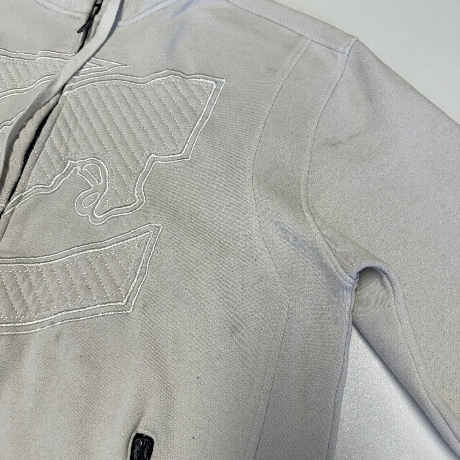 Ecko Unltd. Ecko Unltd Hoodie Adult XL White Embroidered Full Zip Street Size US XL / EU 56 / 4 - 4 Thumbnail