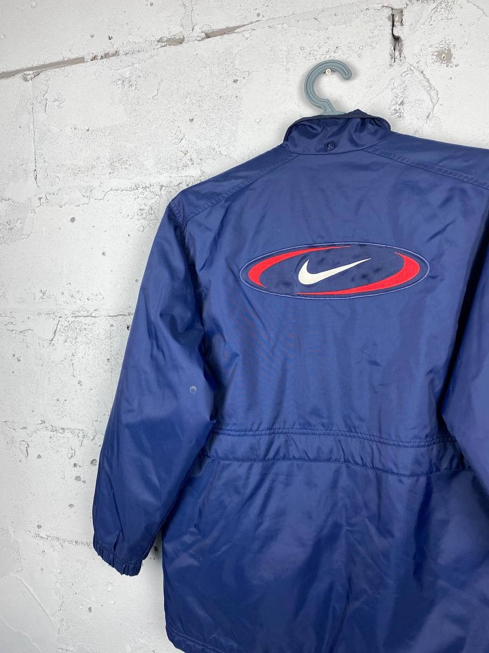 Nike × Vintage Vintage Nike Jacket Big Swoosh Embroidered Logo Size US M / EU 48-50 / 2 - 1 Thumbnail