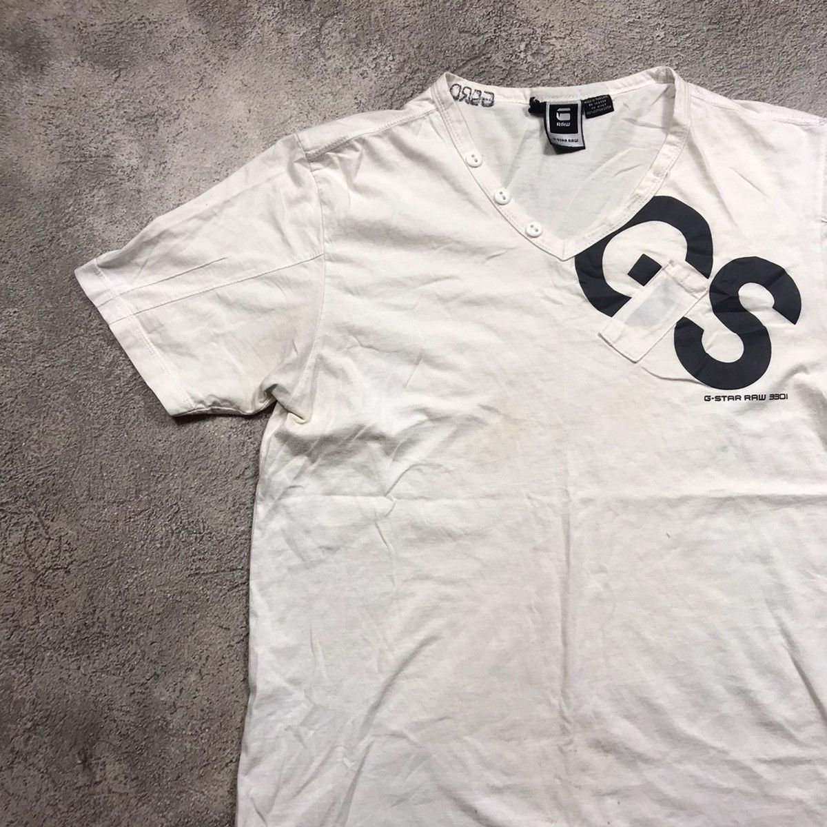 Vintage Vintage G-Star Raw Graphic Tee Streetwear Y2K Skate Baggy L Size US L / EU 52-54 / 3 - 2 Thumbnail