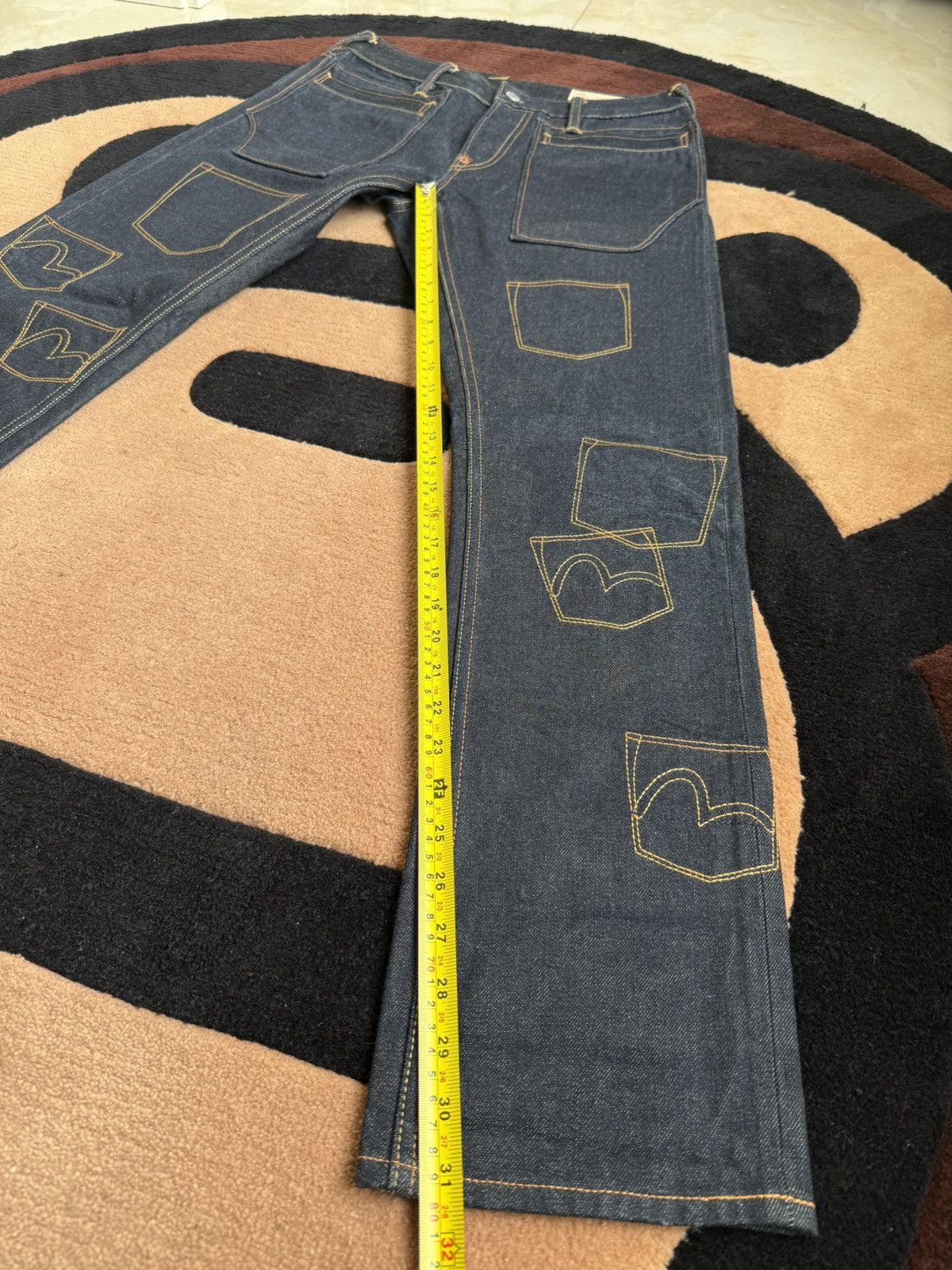 Evisu EVISU daicock style denim jeans！size：30x34 Size US 30 / EU 46 - 14 Thumbnail