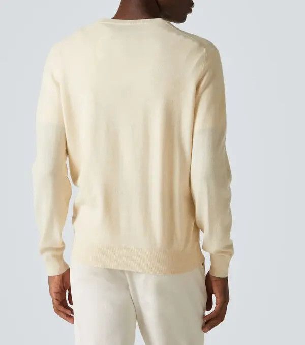 Brunello Cucinelli o1y0526 Crewneck Sweater in Pastel Yellow Size US L / EU 52-54 / 3 - 3 Thumbnail