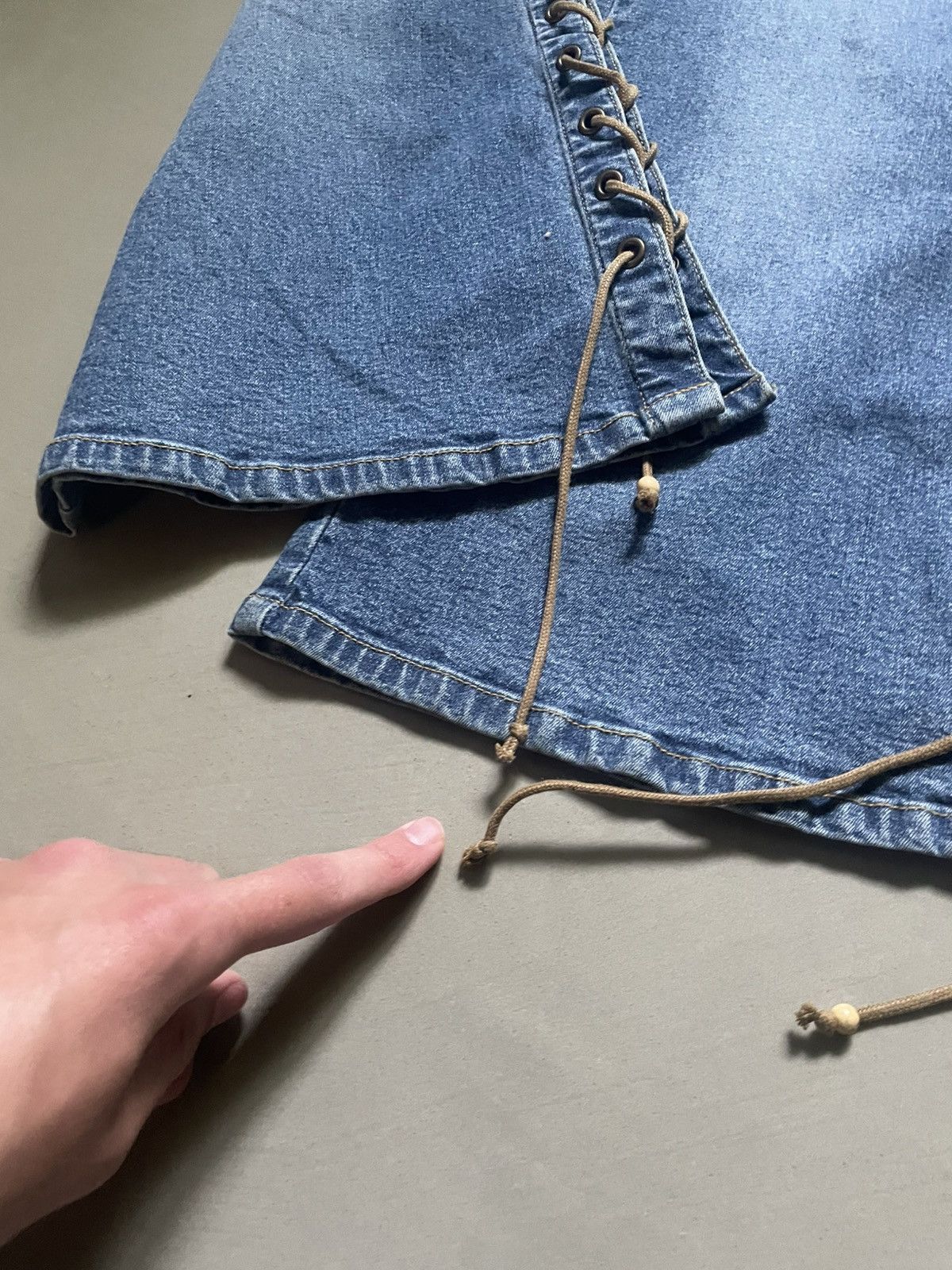 Other Womens Mudd Flare lace up jeans Size 30" / US 8 / IT 44 - 9 Thumbnail
