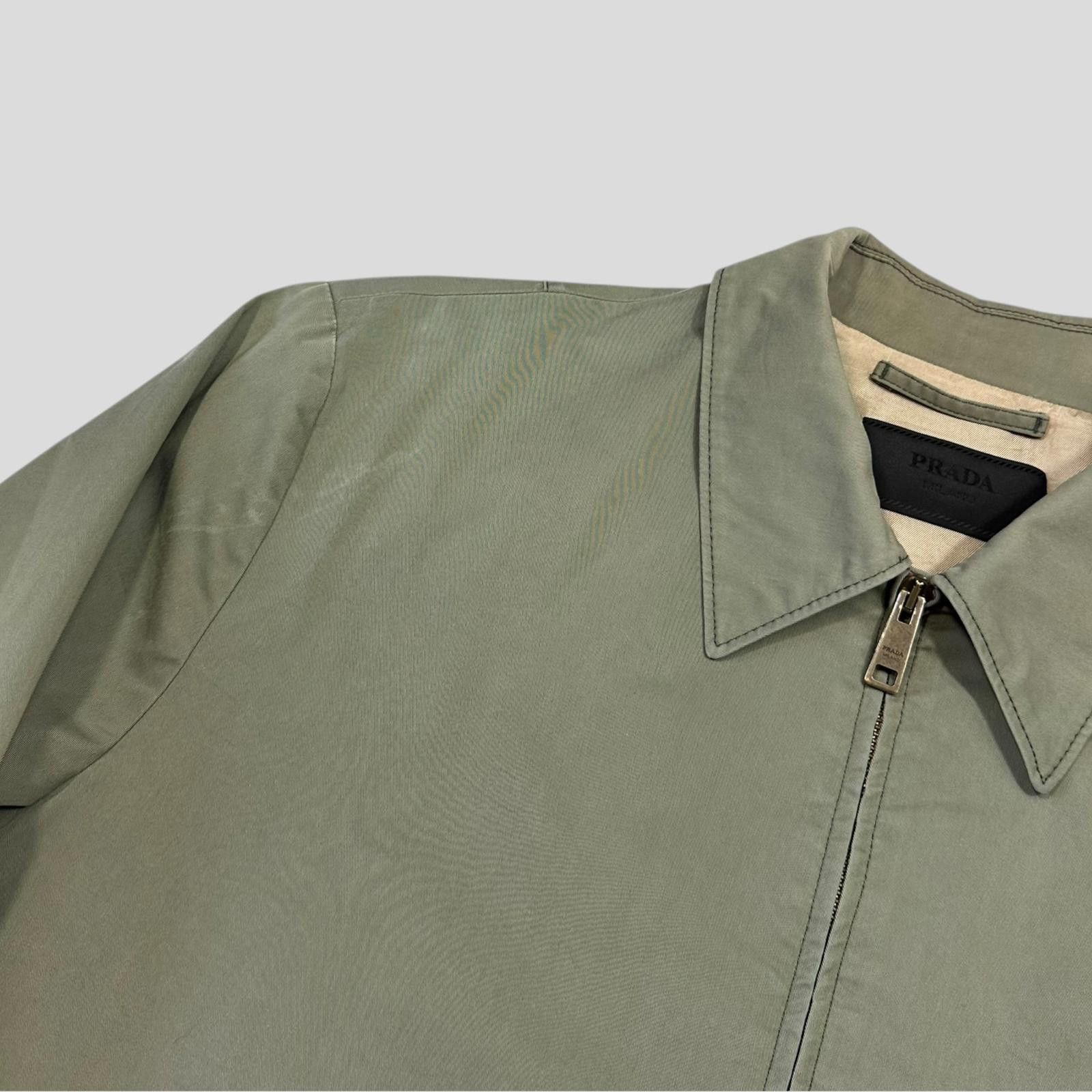 Prada Prada Milano 2015 Pale Green Boxy Work Jacket - IT50 Size US M / EU 48-50 / 2 - 9 Thumbnail
