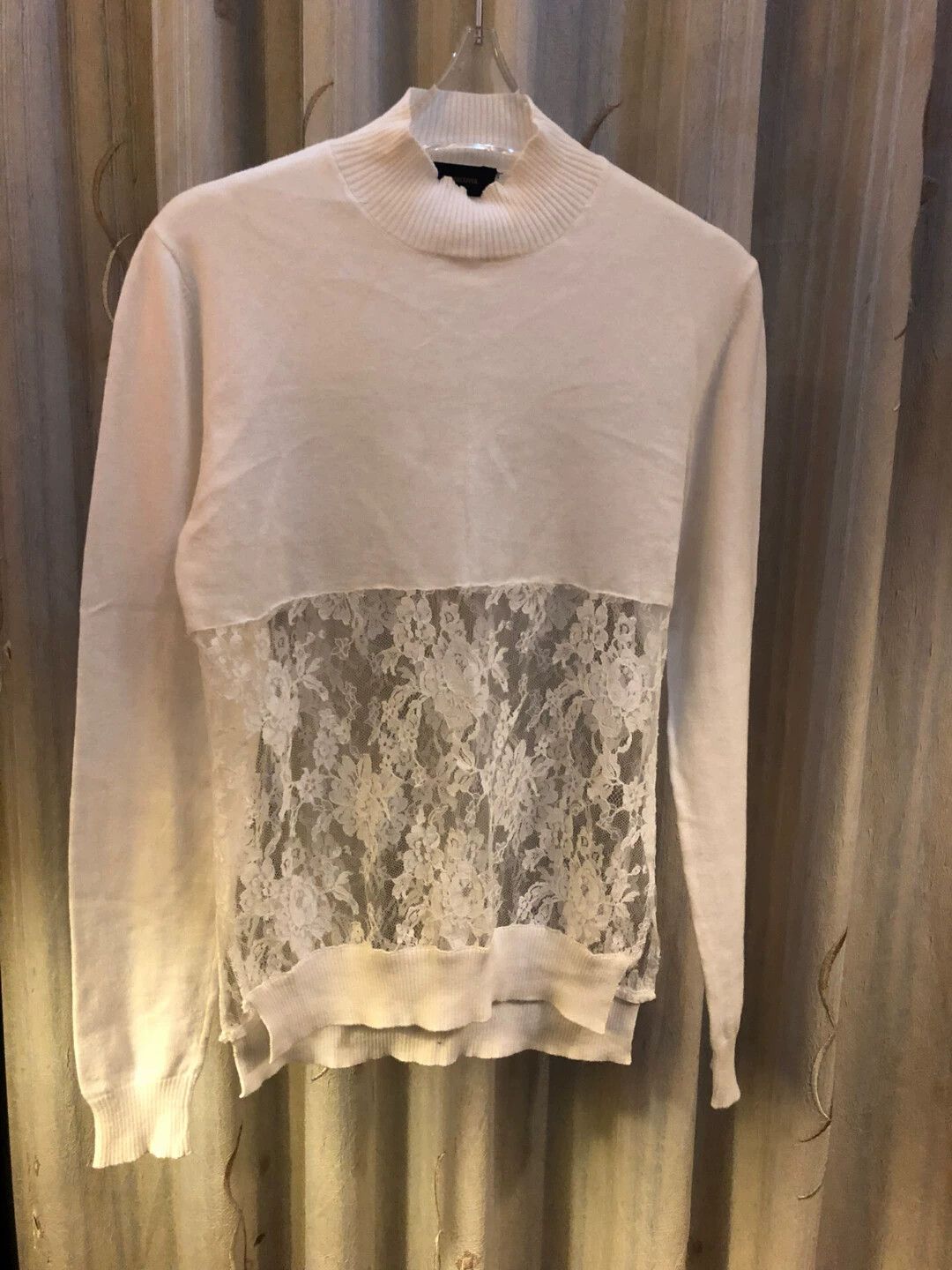 Undercover Undercover Takahashi Shield Lace White Knit Top -DMC Size US S / EU 44-46 / 1 - 1 Thumbnail