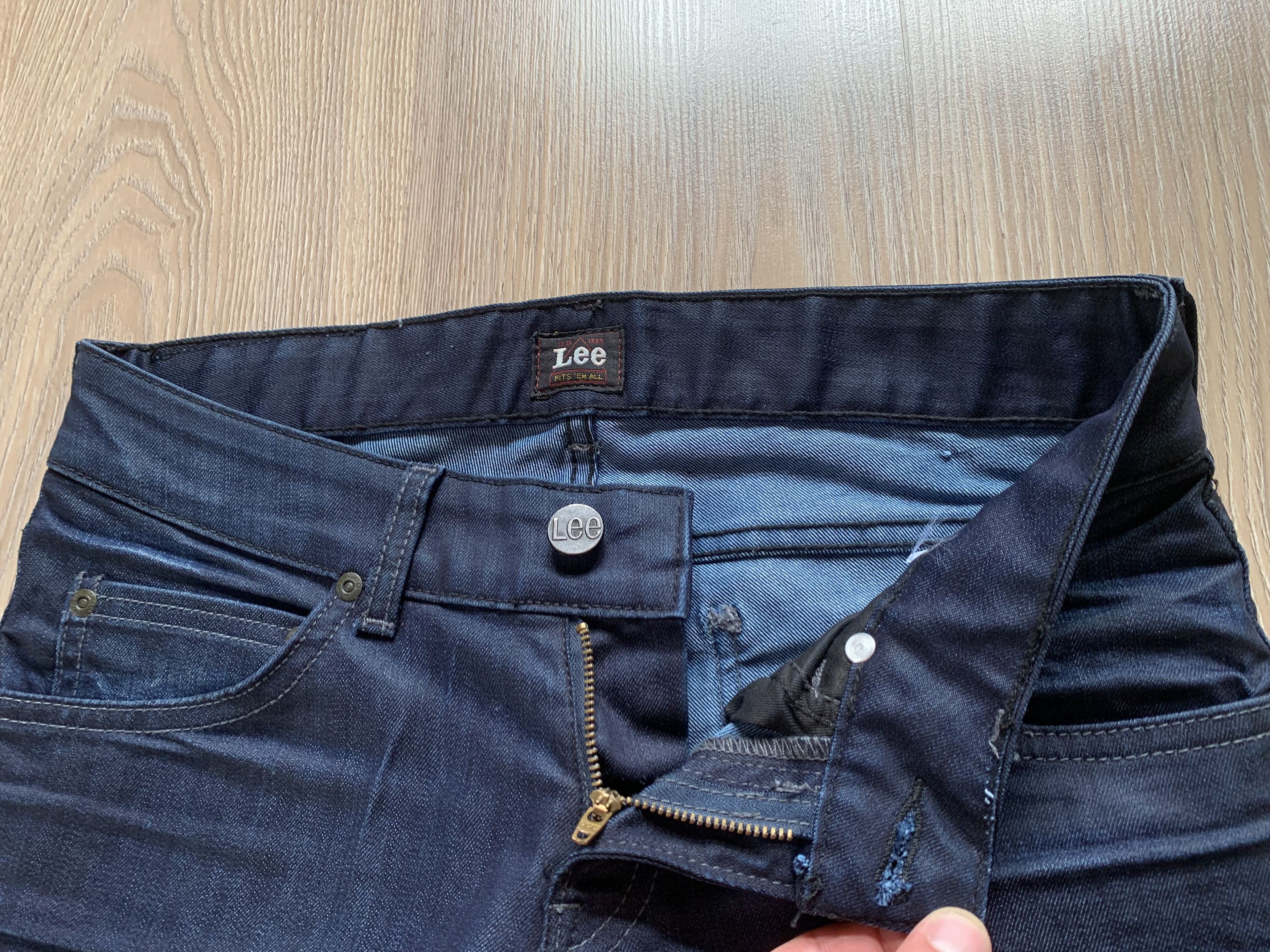 Lee Lee Womens Wax Bell Bottom Jeans Size 27" / US 4 / IT 40 - 5 Thumbnail