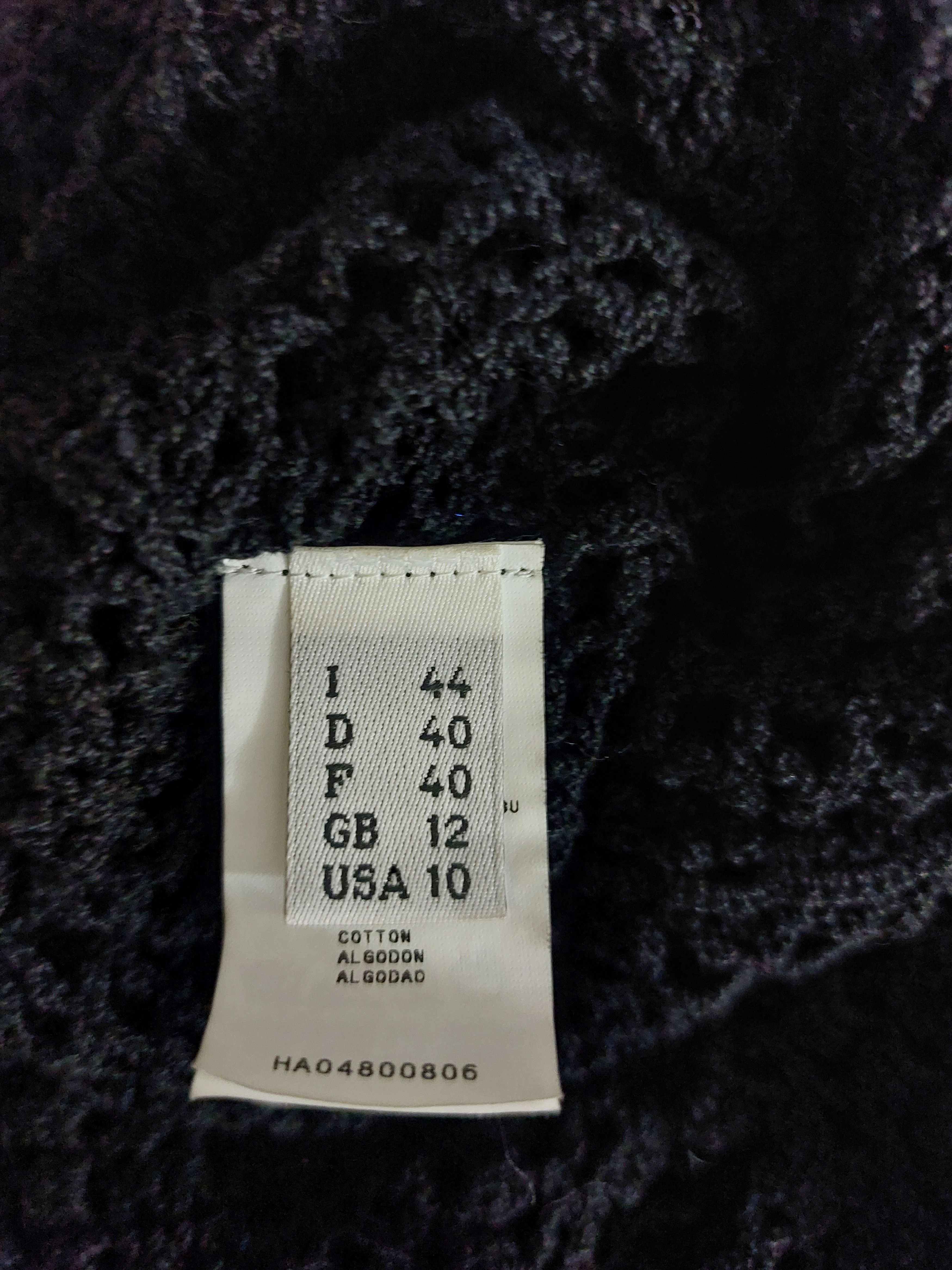 Moschino Moschino Cheap Chic Net Lace Crochet Black Flower Maxi Dress Size M / US 6-8 / IT 42-44 - 12 Thumbnail