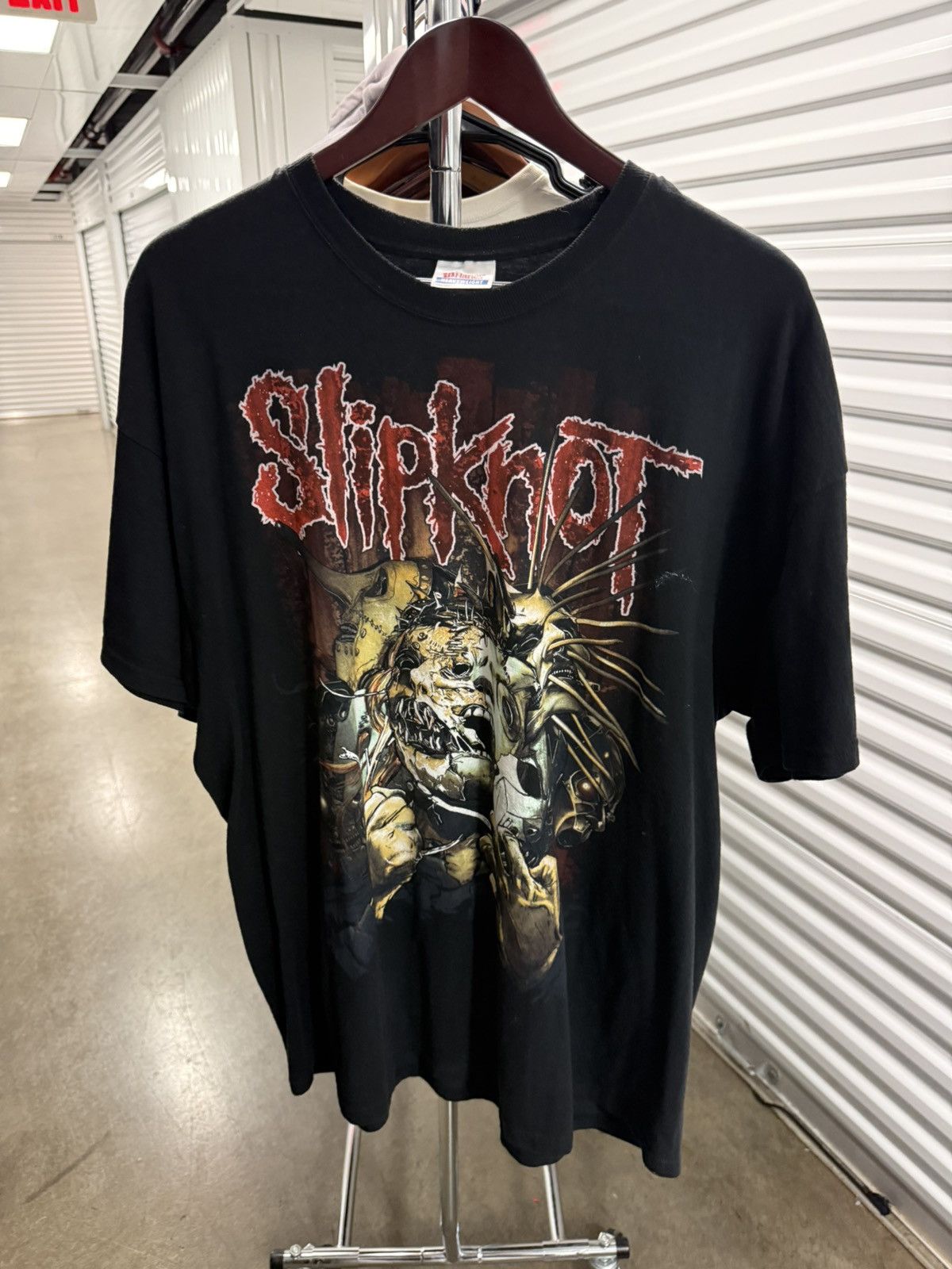 Hanes Vintage 2000s Slipknot Band Tee Size US XXL / EU 58 / 5 - 1 Thumbnail