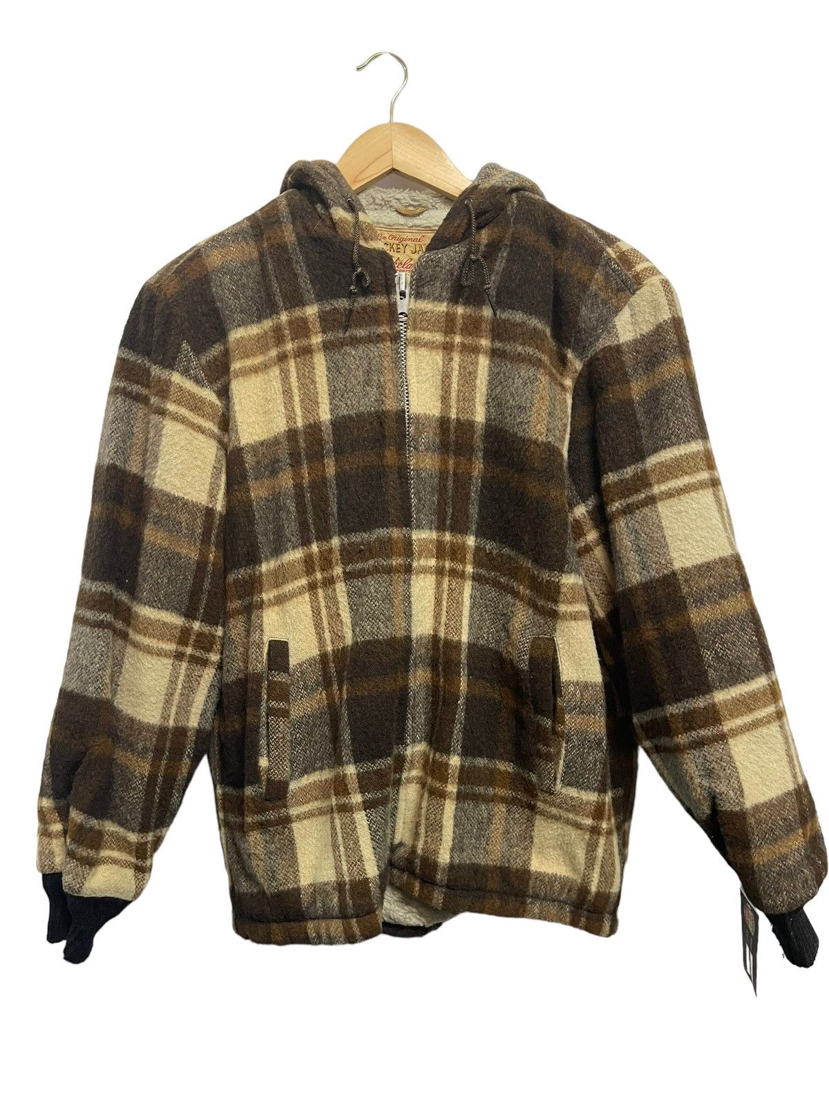 Flannel × NHL HOCKEY JAC HOODED FLANNEL VARSITY JACKET #SKU-V33 DP1 Size US L / EU 52-54 / 3 - 1 Thumbnail