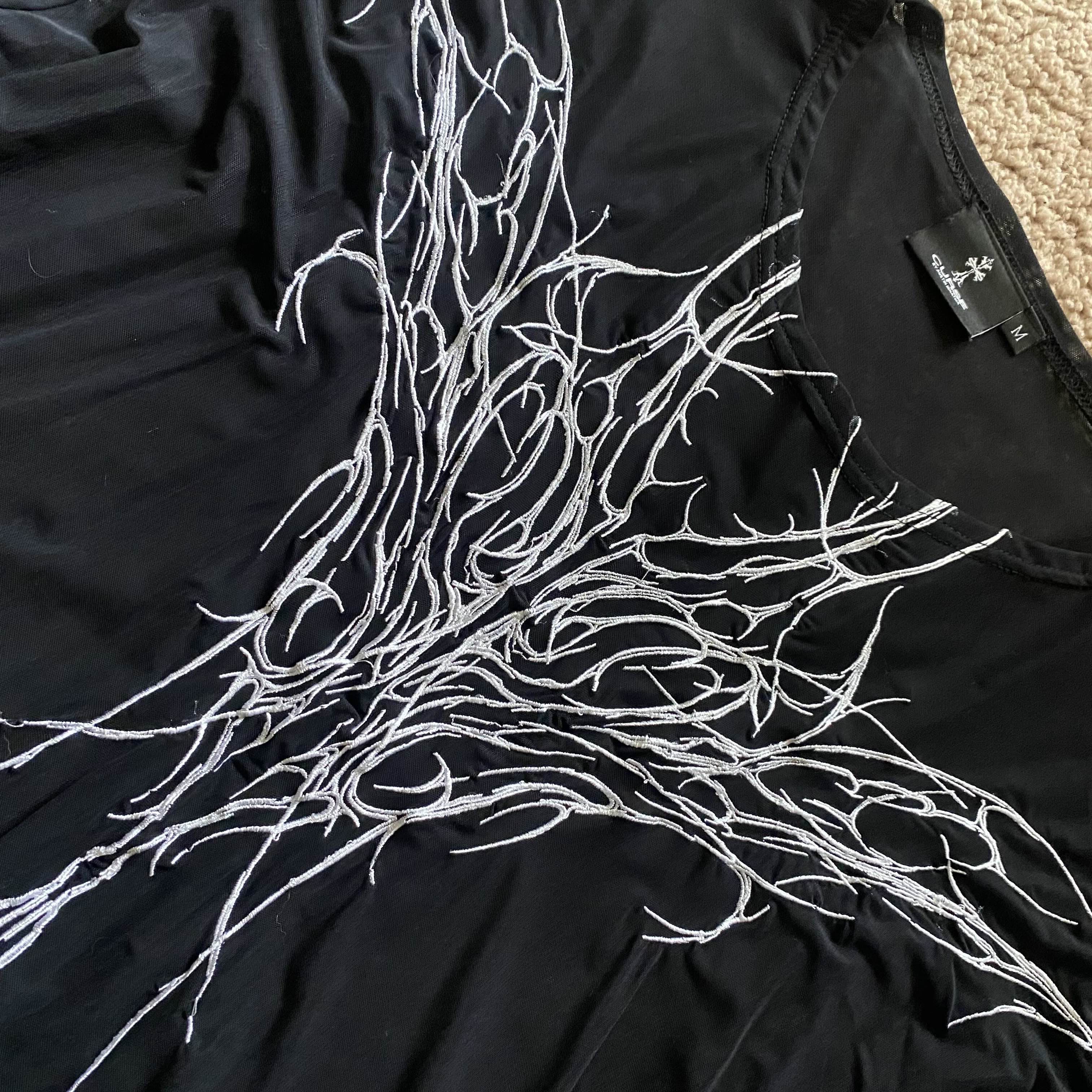 Other Onlycurse - Deadstock venom AOP embroidered mesh longsleeve Size US M / EU 48-50 / 2 - 6 Thumbnail