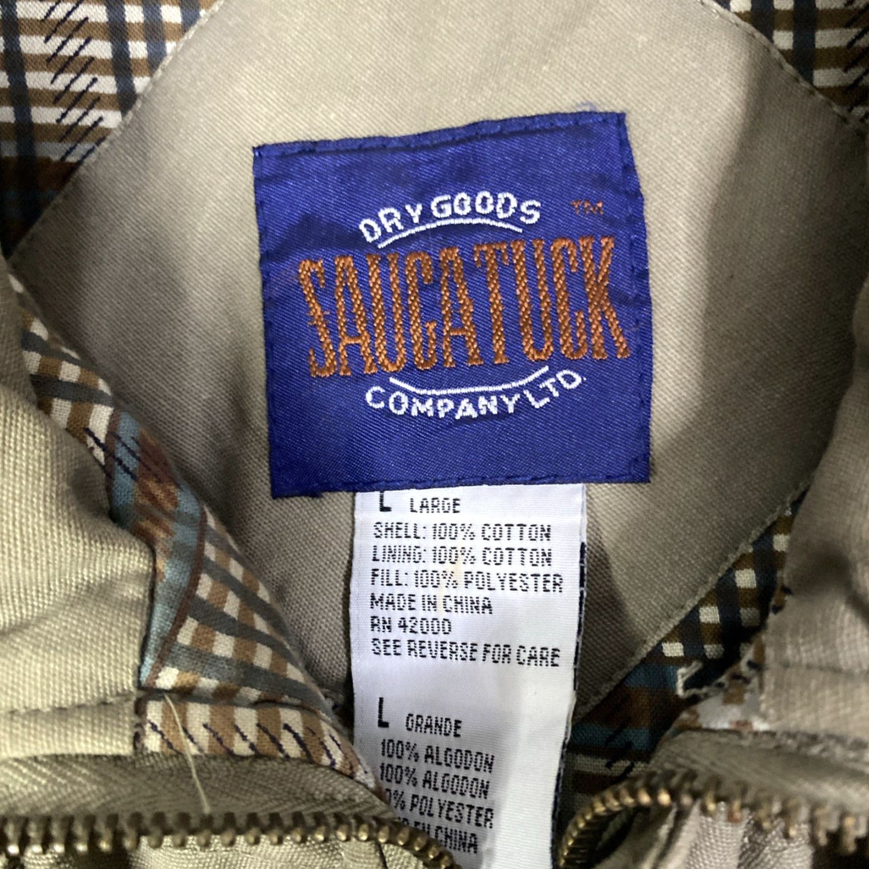 Vintage VINTAGE Saugatuck Hunting Vest Shirt Men L Green Zip Up Puffer 26x28 Fish Theme Size US L / EU 52-54 / 3 - 2 Thumbnail