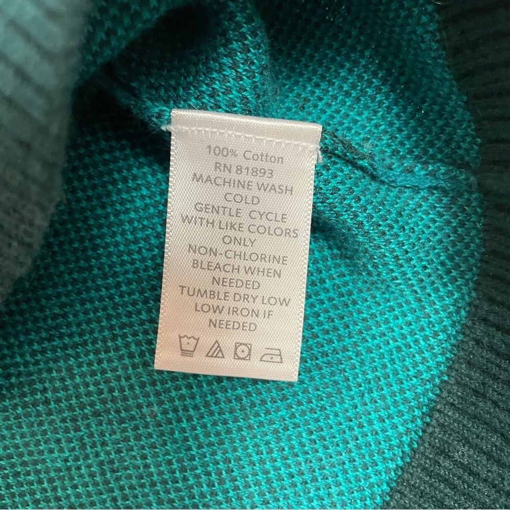 Isaac Mizrahi Isaac Mizrahi Live! Medallion Jacquard Cotton Blue Green Ca Size XXL / US 16-18 / IT 52-54 - 8 Thumbnail