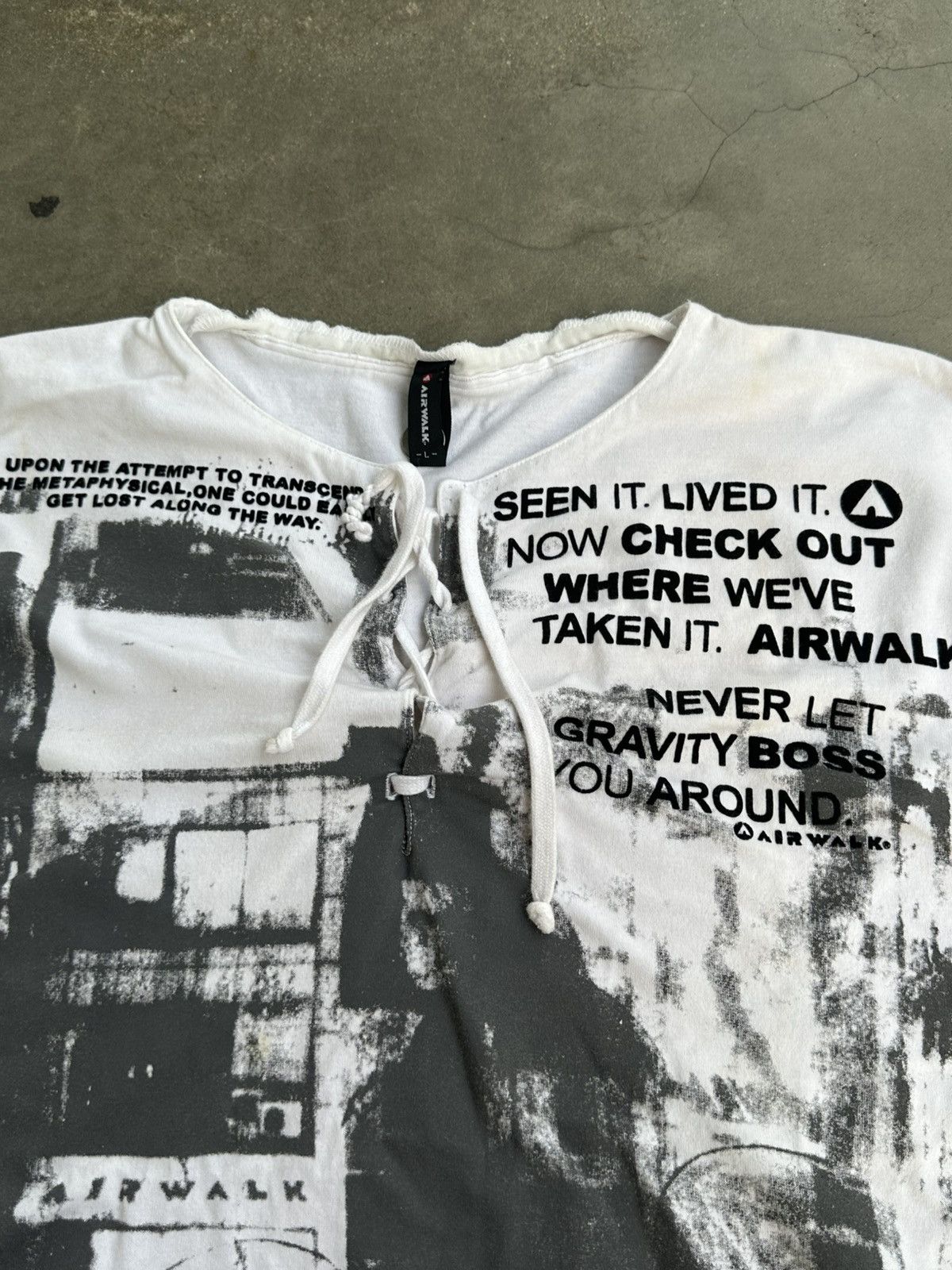 Airwalk Y2K Airwalk Laces Poem Shirt Goth Punk Size US M / EU 48-50 / 2 - 3 Thumbnail