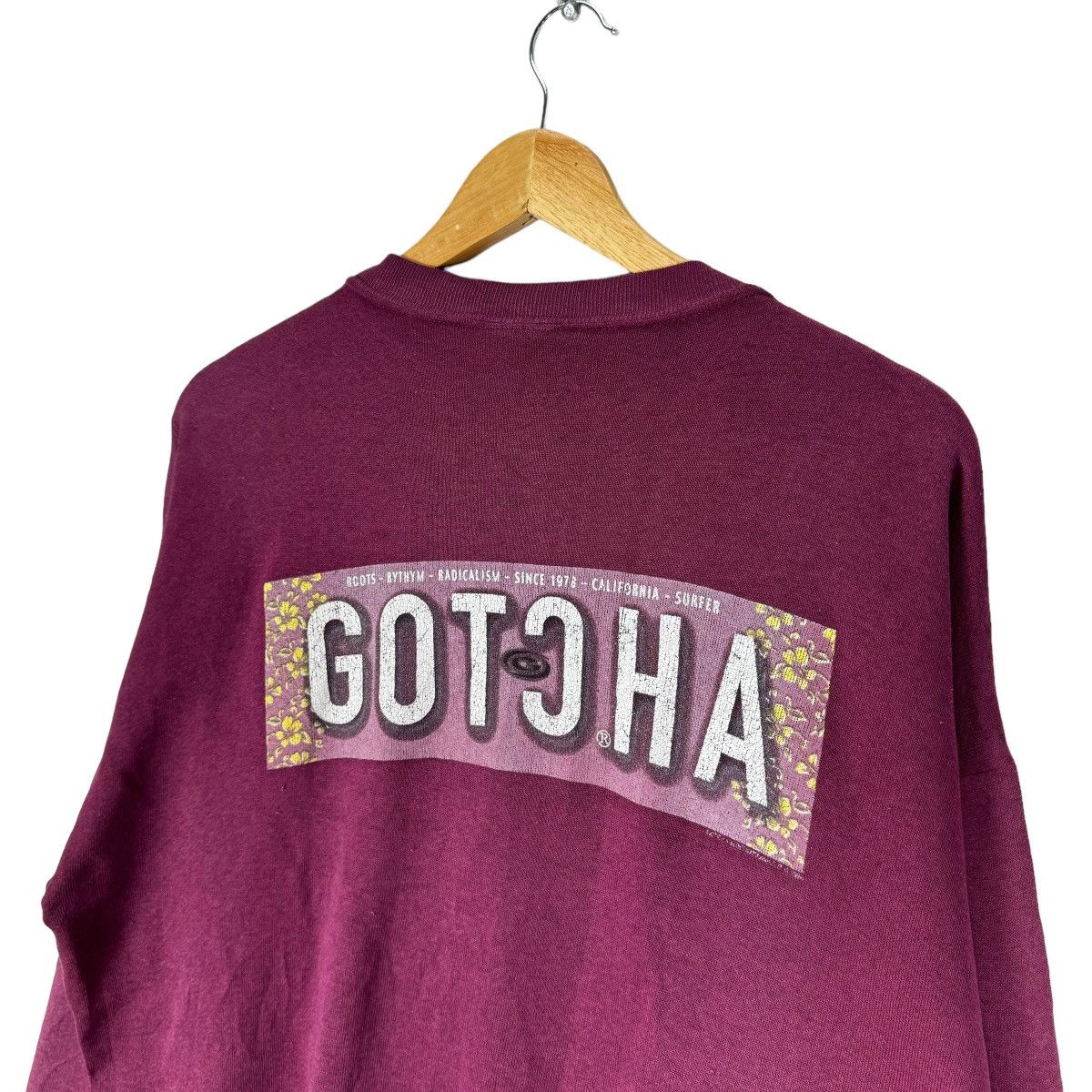 Gotcha × Vintage ❄️VTG 90s GOTCHA SURF SWEATSHIRT CREWNECK Size US L / EU 52-54 / 3 - 7 Thumbnail