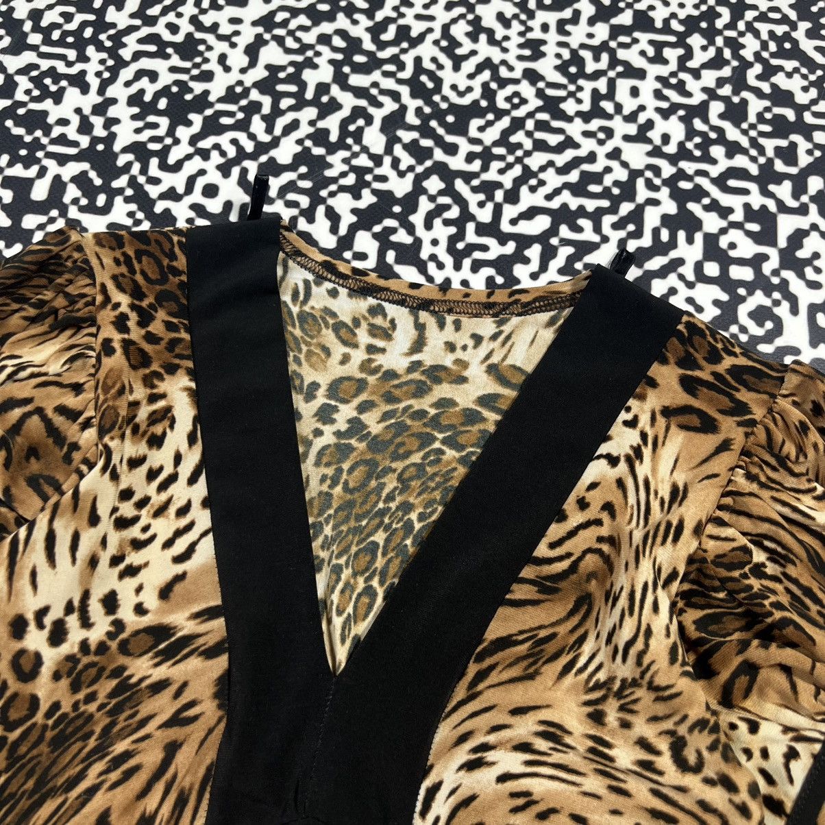 Japanese Brand Vintage Y2K Japanese Leopard Style Retro Luxury Longsleeve Size M / US 6-8 / IT 42-44 - 12 Thumbnail