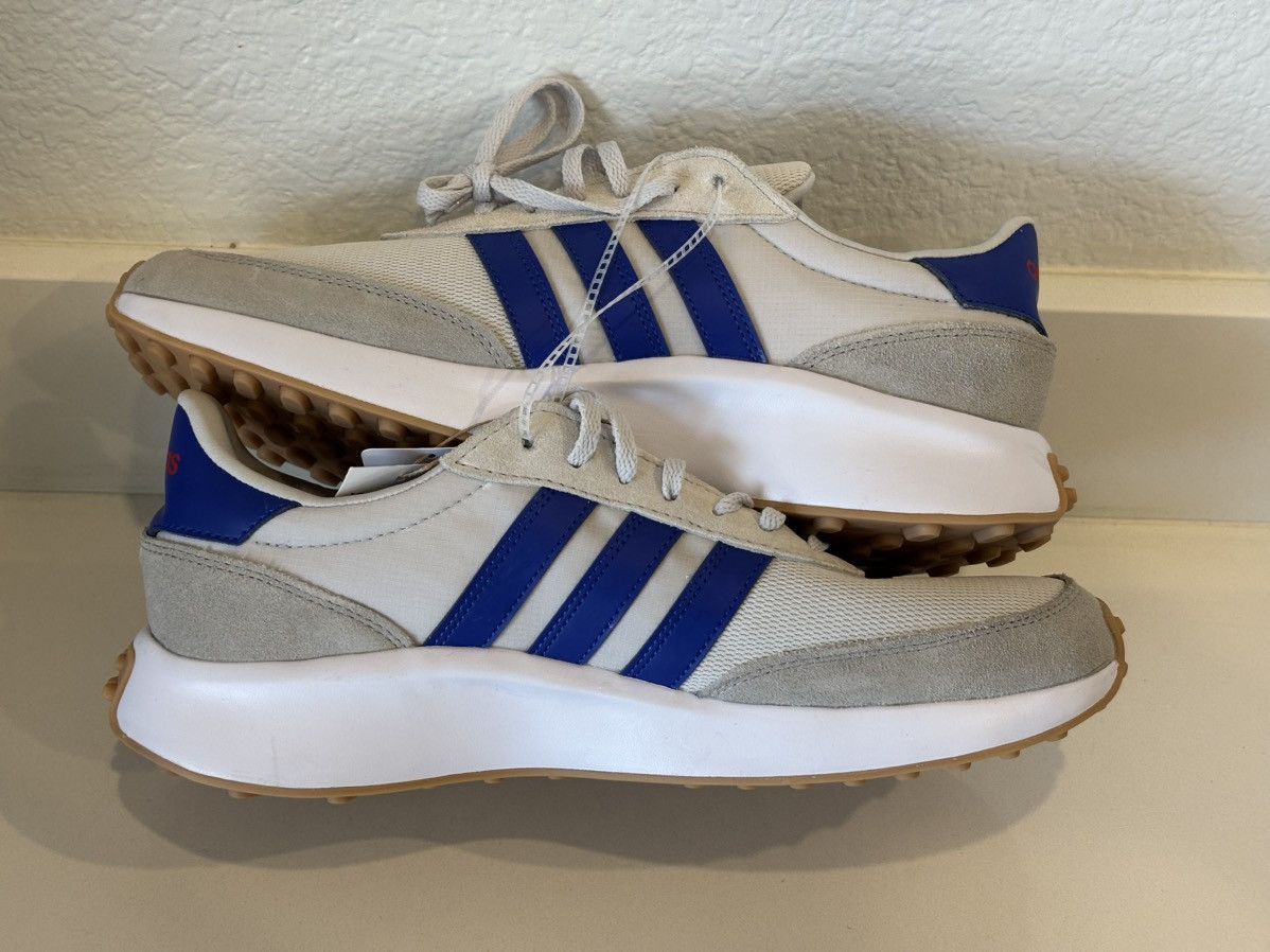 Adidas ADIDAS Run 70s Shoes Grey One/Lucid Blue Size US 10 / EU 43 - 3 Thumbnail