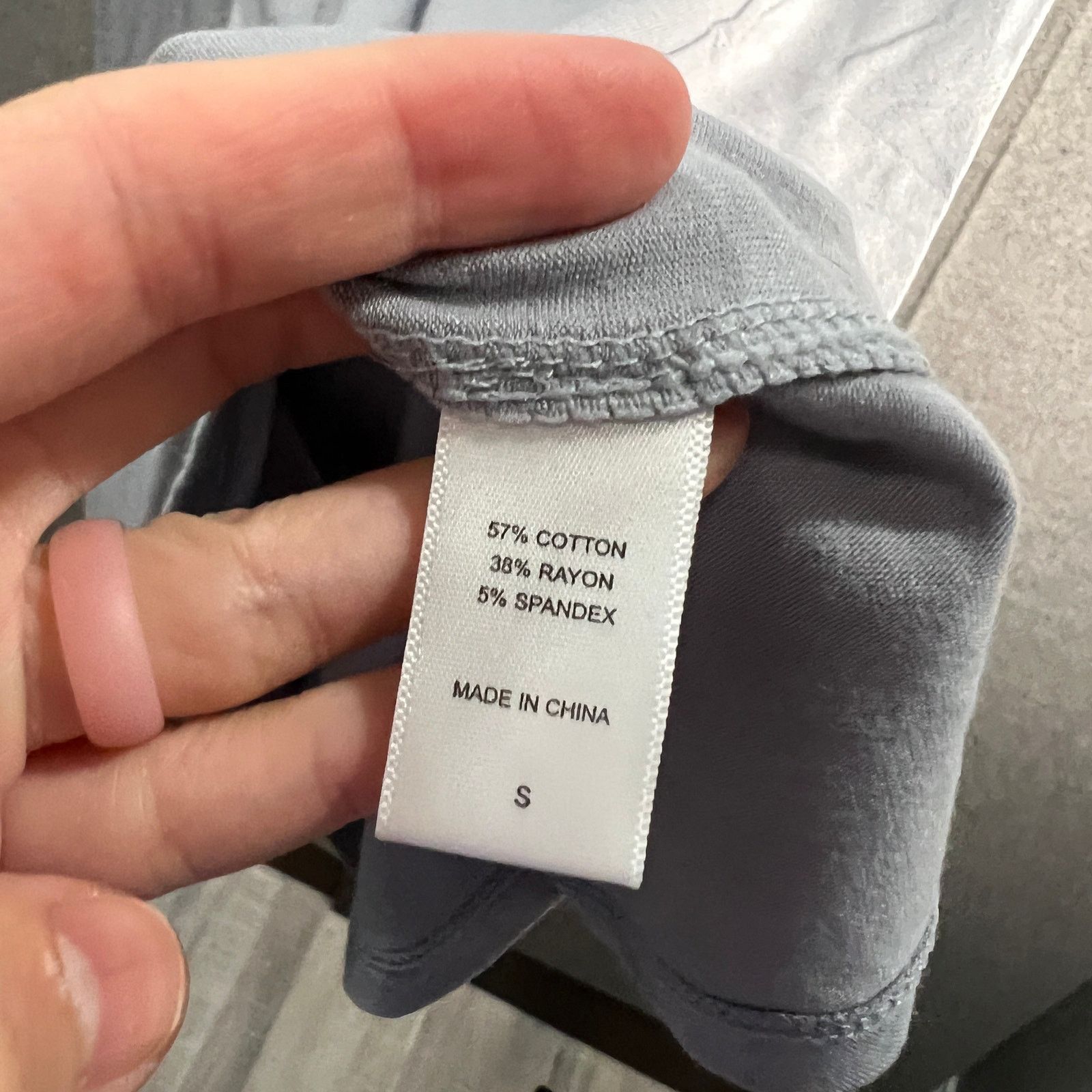 Other Cuddl Duds Cotton Core V-Neck Dress Sterling Grey Size Small Size S / US 4 / IT 40 - 9 Thumbnail