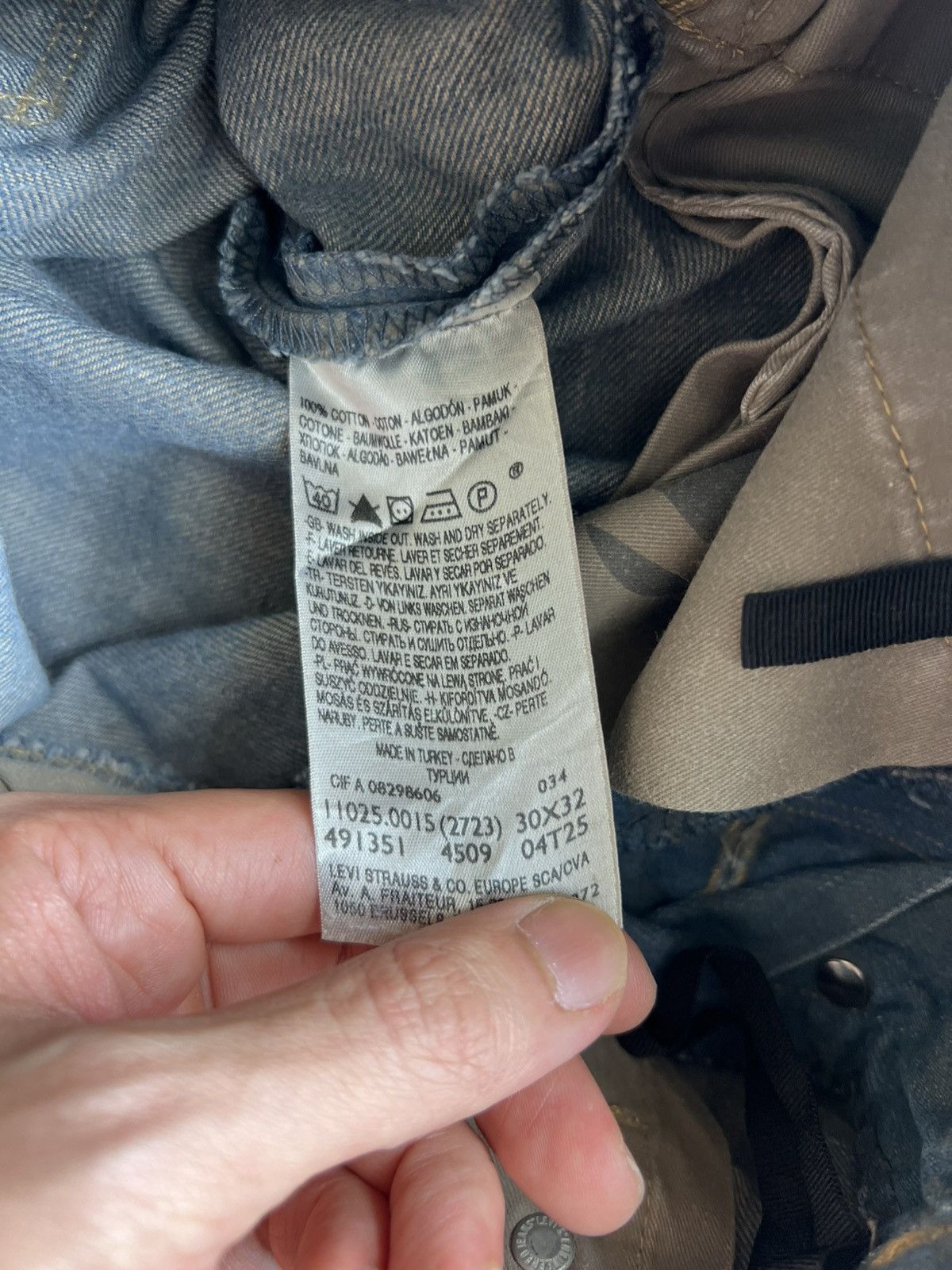 Levi's Levis Engineered Jeans Buckle Back Tag W30 Actual 30x32.5 Size US 30 / EU 46 - 8 Thumbnail