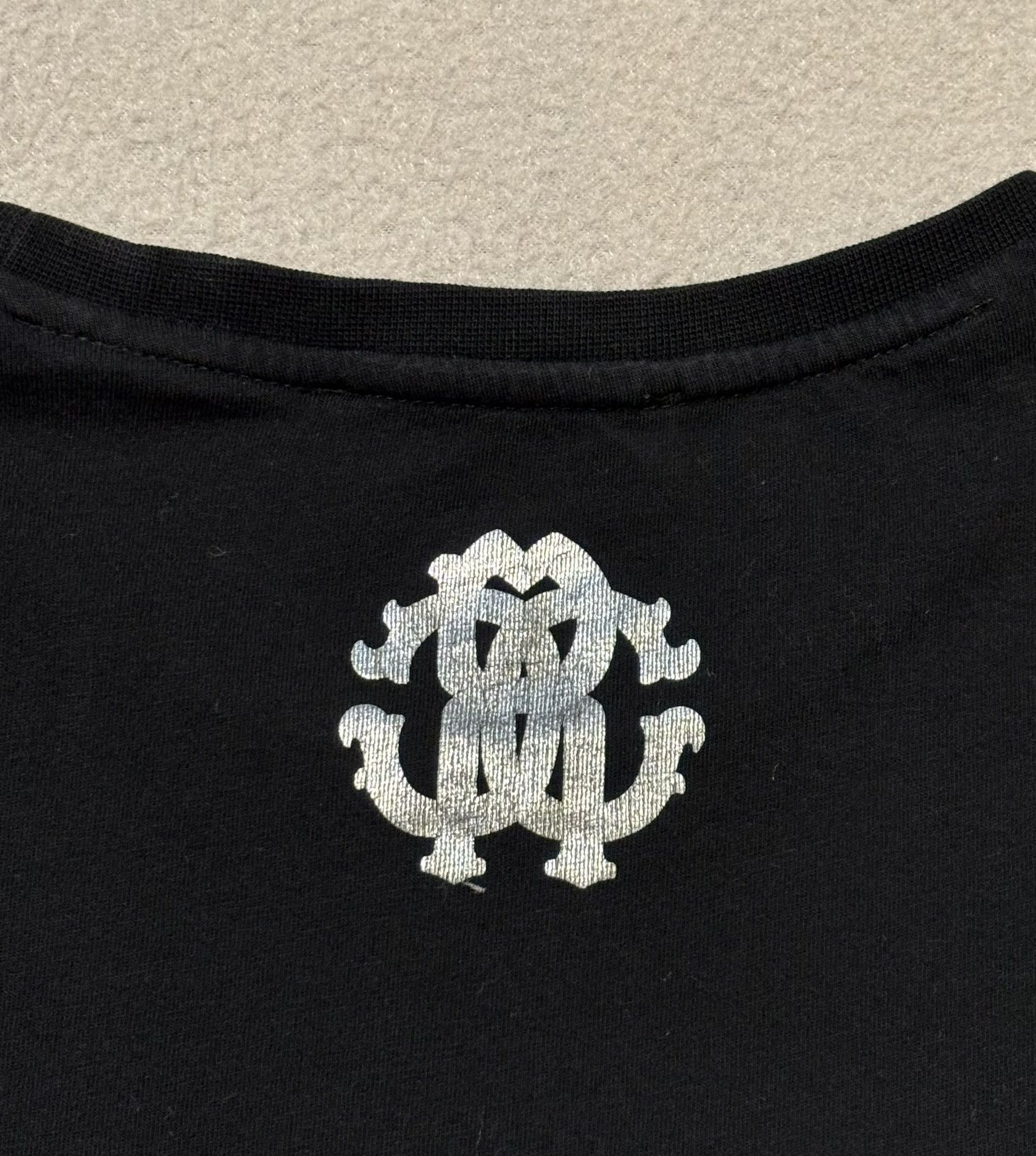 Roberto Cavalli Roberto Cavalli T-shirt Black Firenze Logo Size US M / EU 48-50 / 2 - 11 Thumbnail