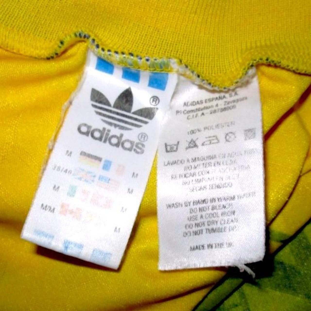 Adidas Sweden 1994 1995 Home shirt jersey trikot Maglia maillot Size US M / EU 48-50 / 2 - 4 Thumbnail