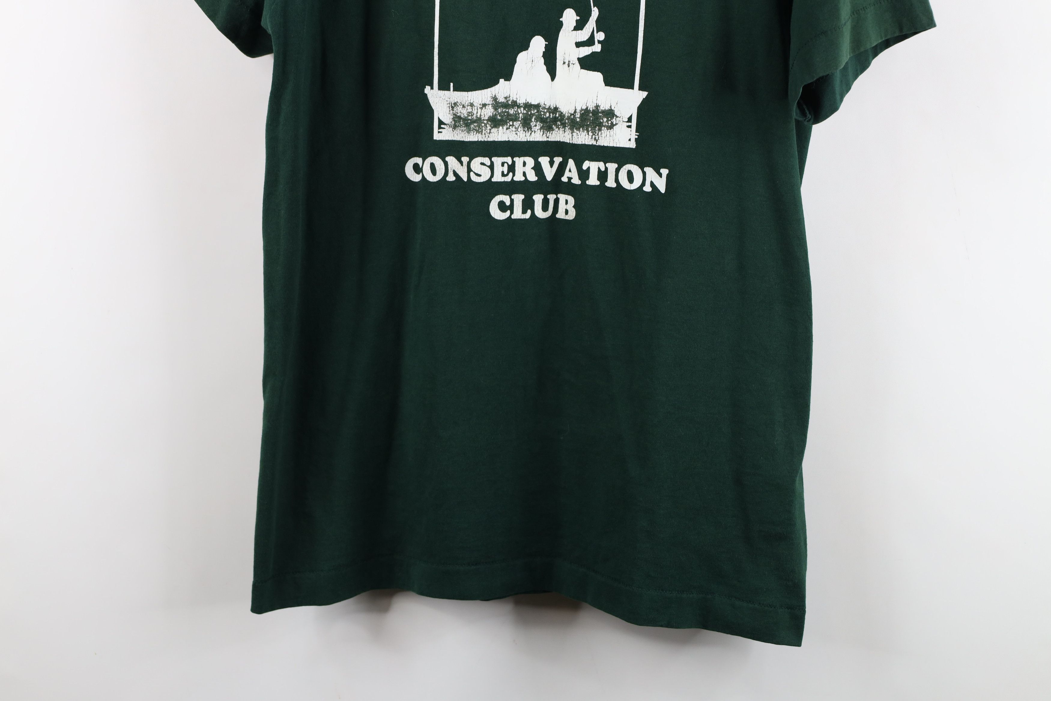 Vintage Vintage 90s Streetwear Conservation Club T-Shirt USA Size US L / EU 52-54 / 3 - 3 Thumbnail