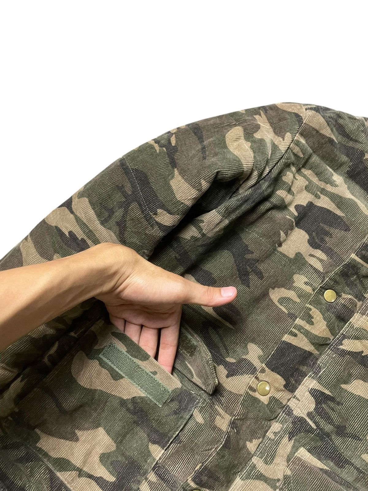 Japanese Brand × Vintage MISS ARTEMIS Brand Camo Fur Hooded Jacket (97) Size US XXS / EU 40 - 5 Thumbnail