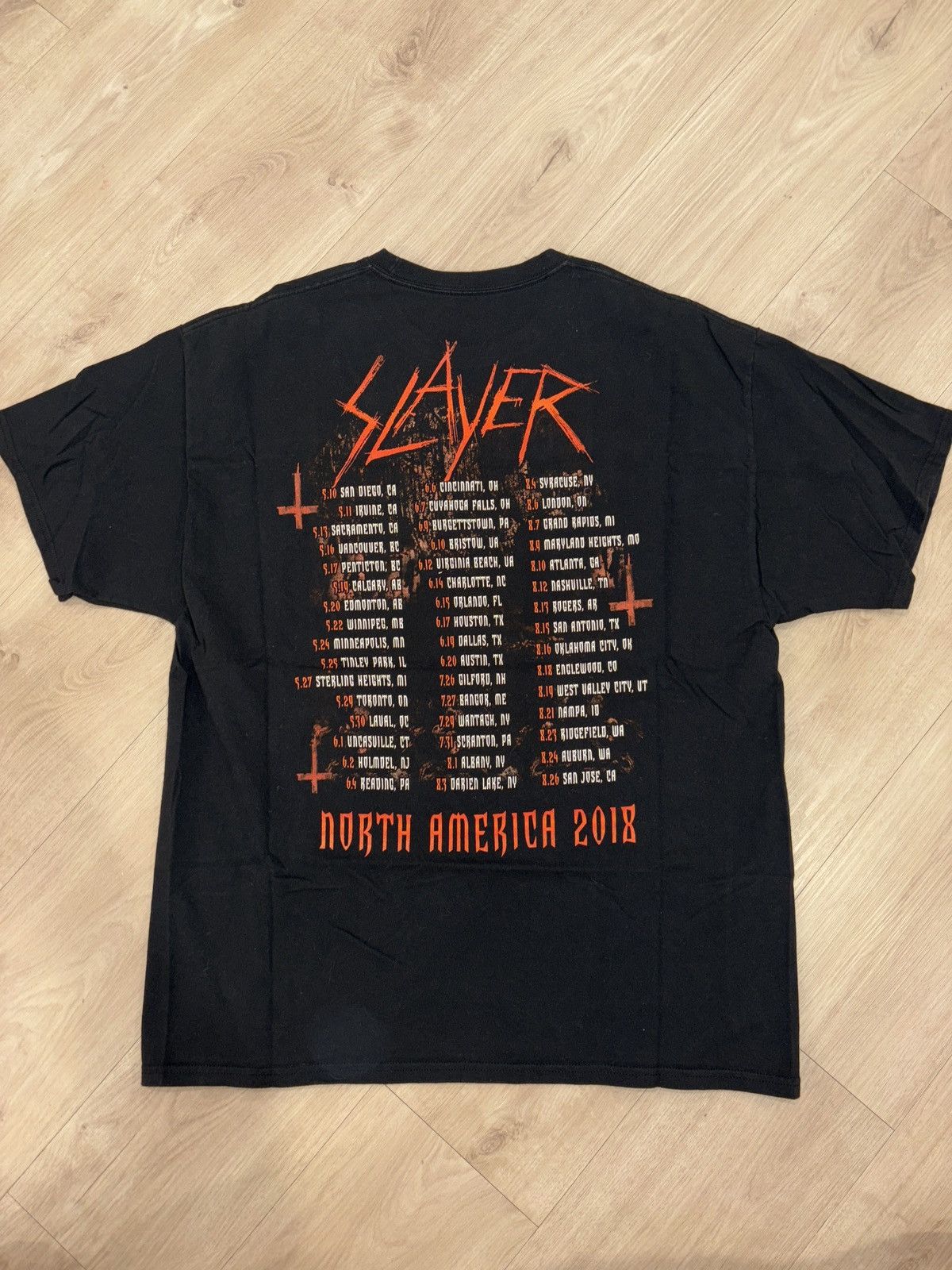 Slayer Slayer Hellthrone/ The Final Tour Size US XL / EU 56 / 4 - 2 Thumbnail