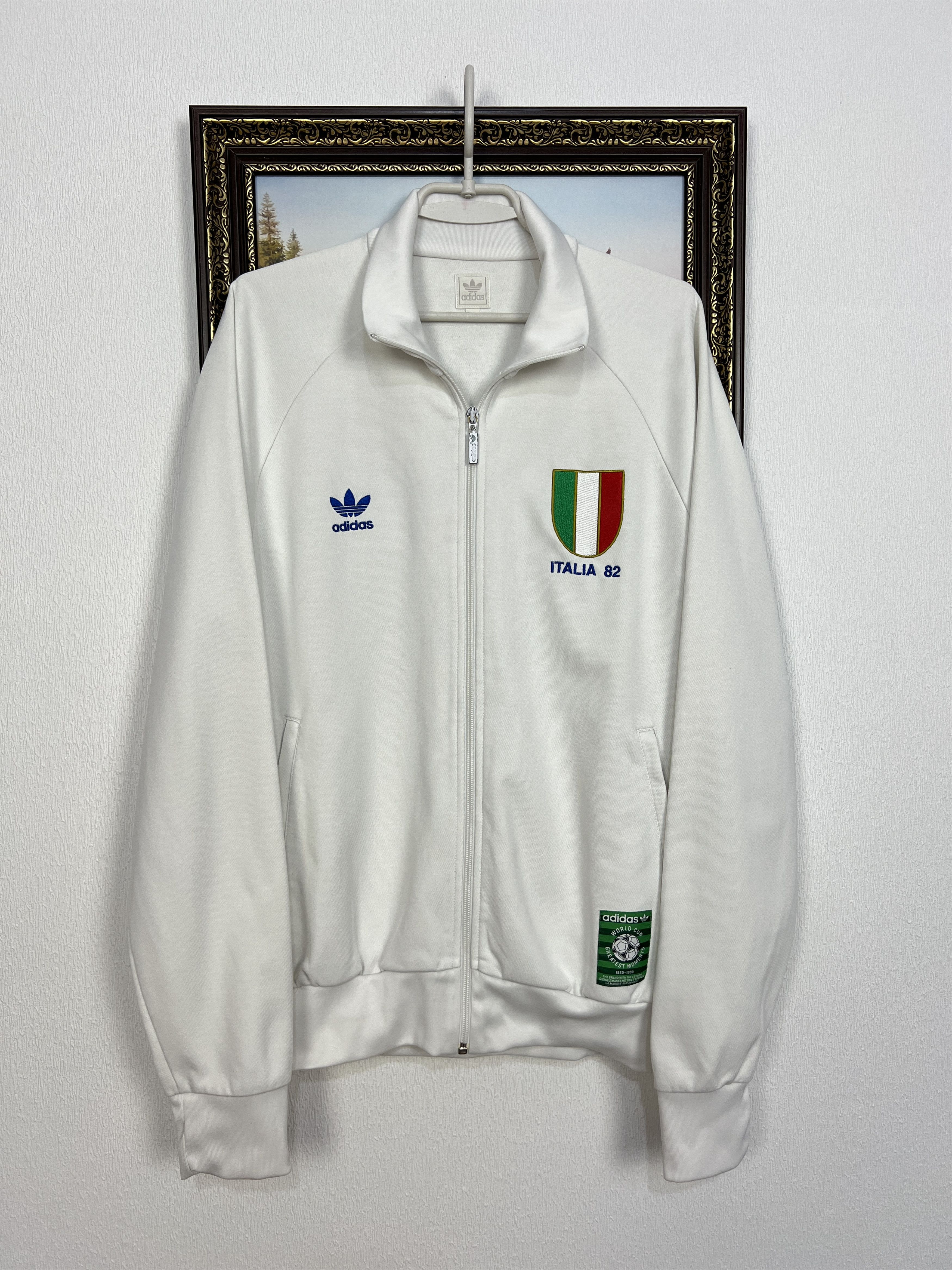 Vintage Originals Italy Football Jacket Soccer Track Top Zip